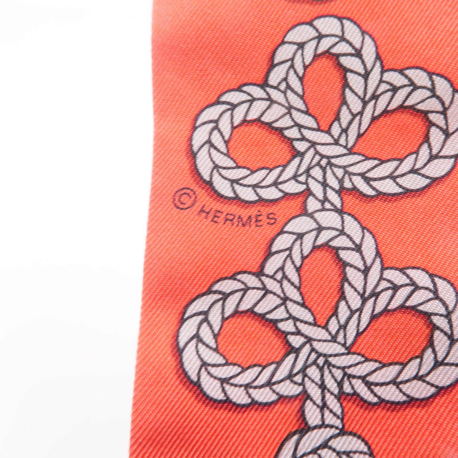 HERMES 絲質Twilly絲巾