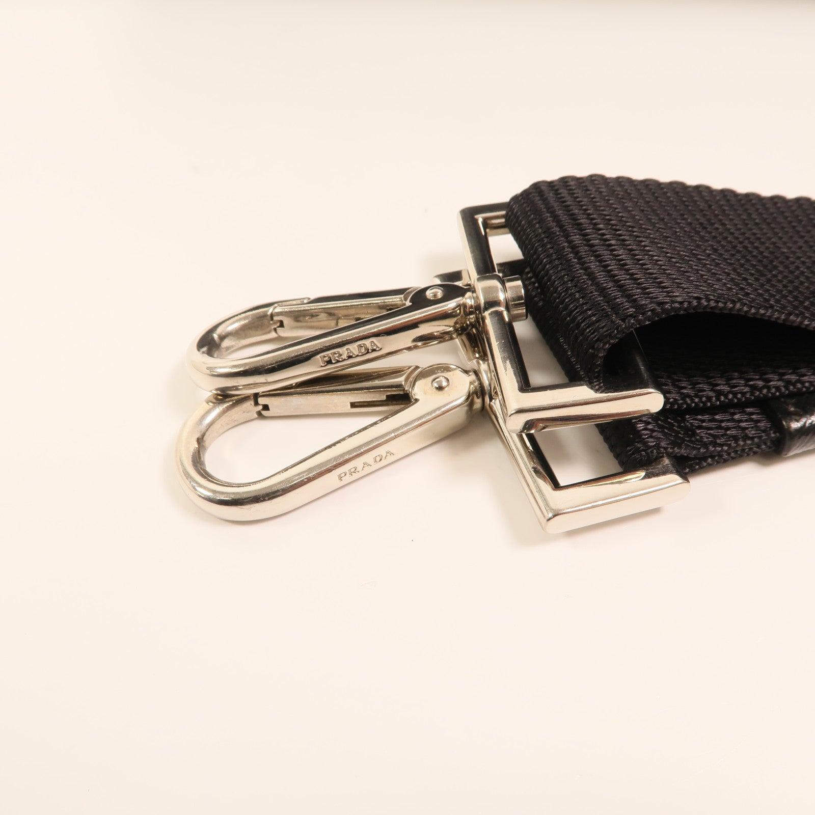 PRADA 尼龍Shoulder Bag銀扣手挽肩背兩用袋