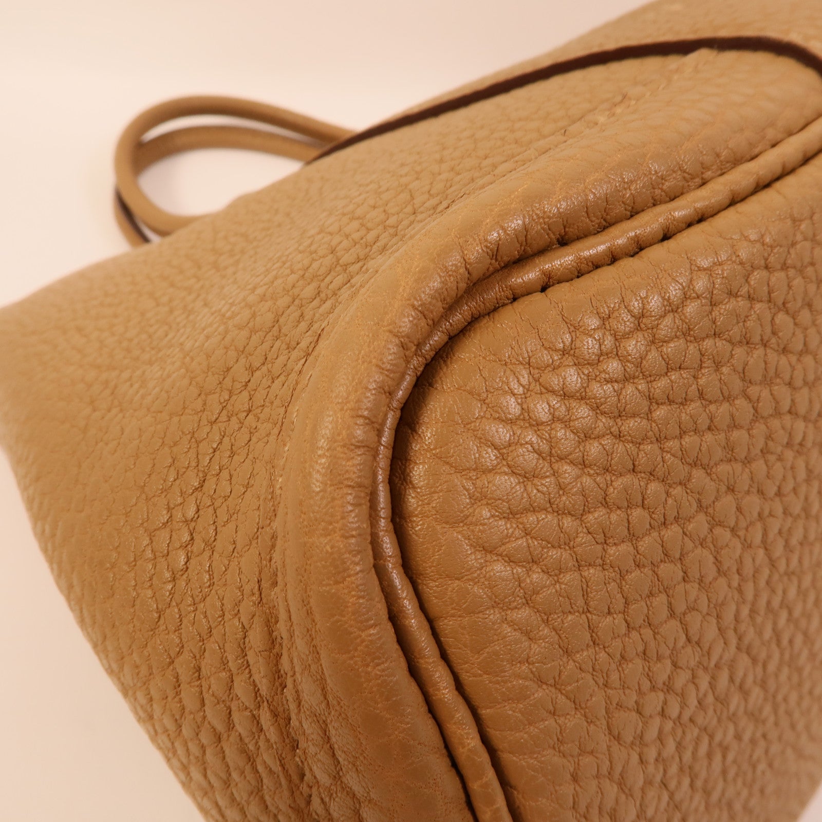 HERMES Negonda皮革Garden Party TPM手挽袋Biscuit