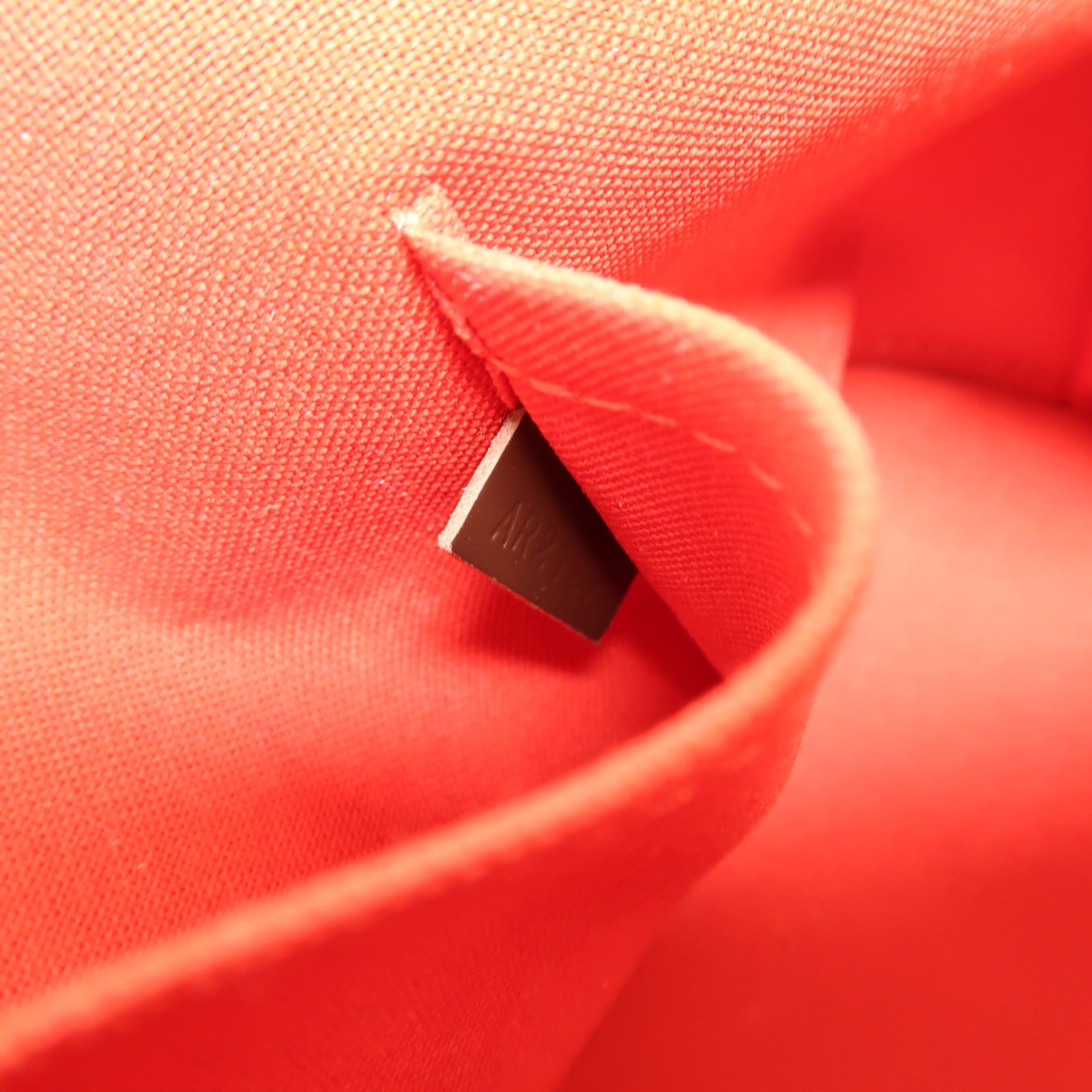 LOUIS VUITTON Damier Alma BB金扣手挽肩背兩用袋棕色