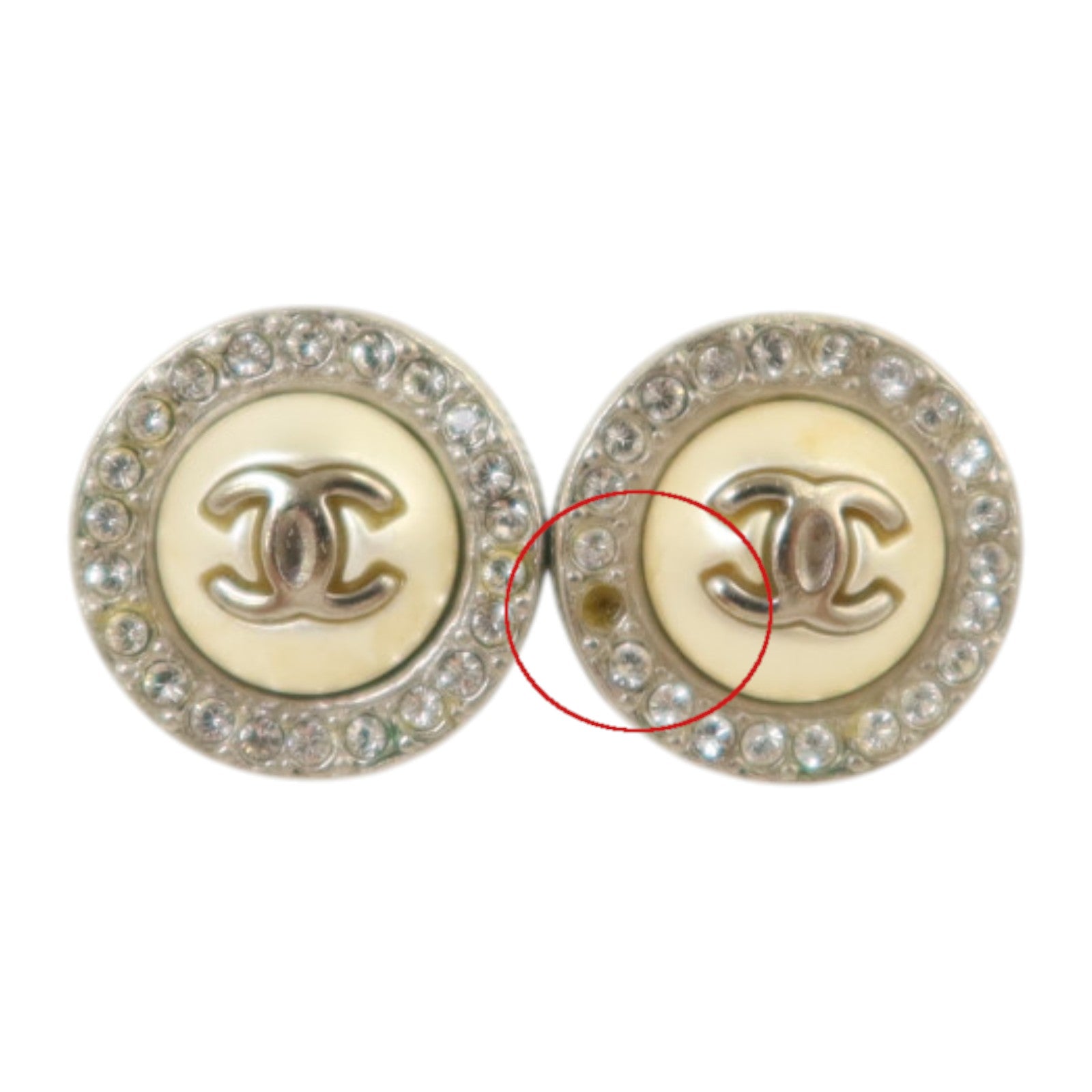 CHANEL 金屬/PVC Earrings耳環