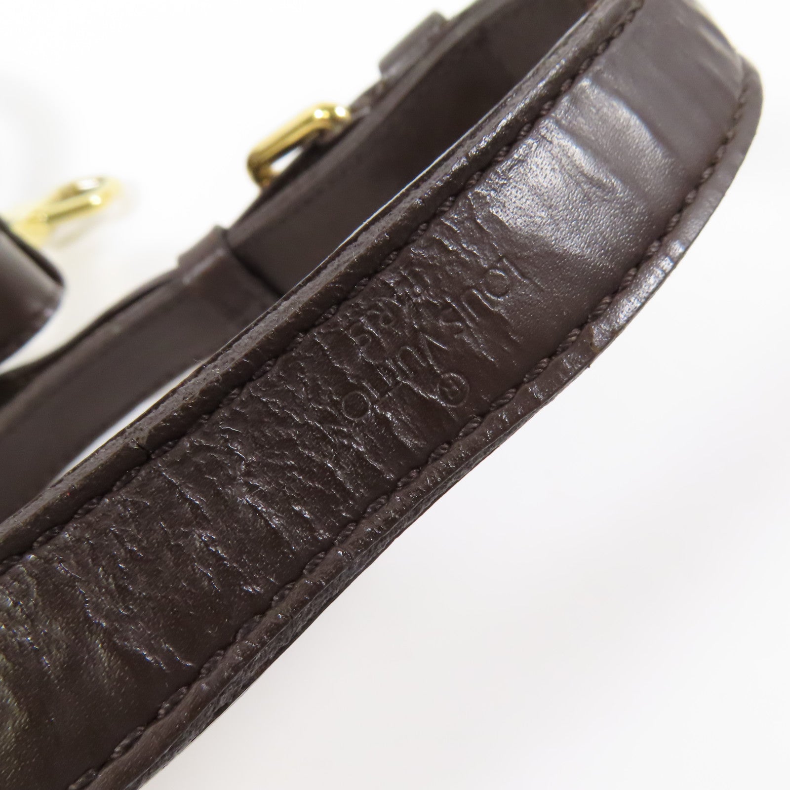 LOUIS VUITTON Damier Trevi GM金扣手挽肩背兩用袋棕色