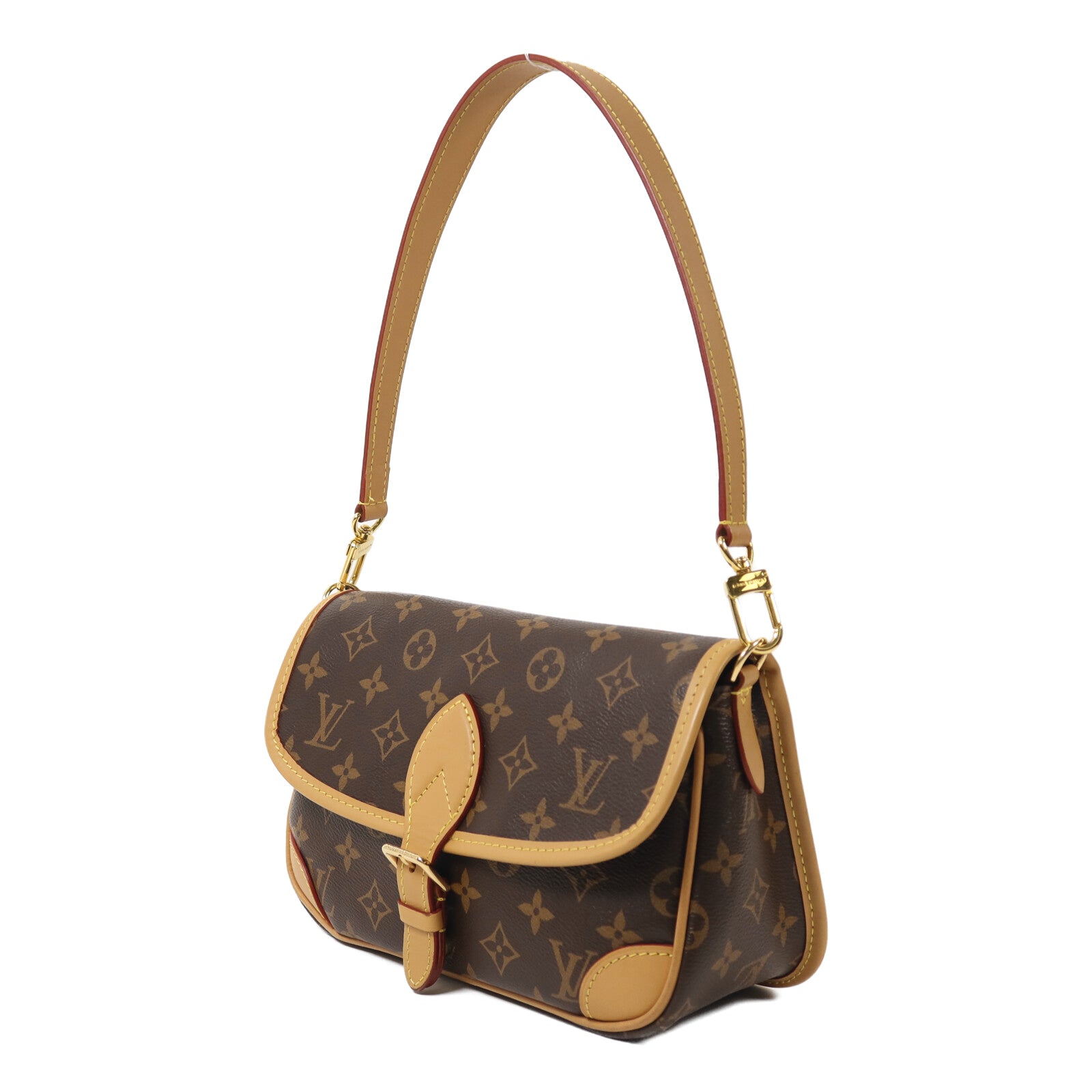 LOUIS VUITTON Monogram Diane金扣手挽肩背兩用袋