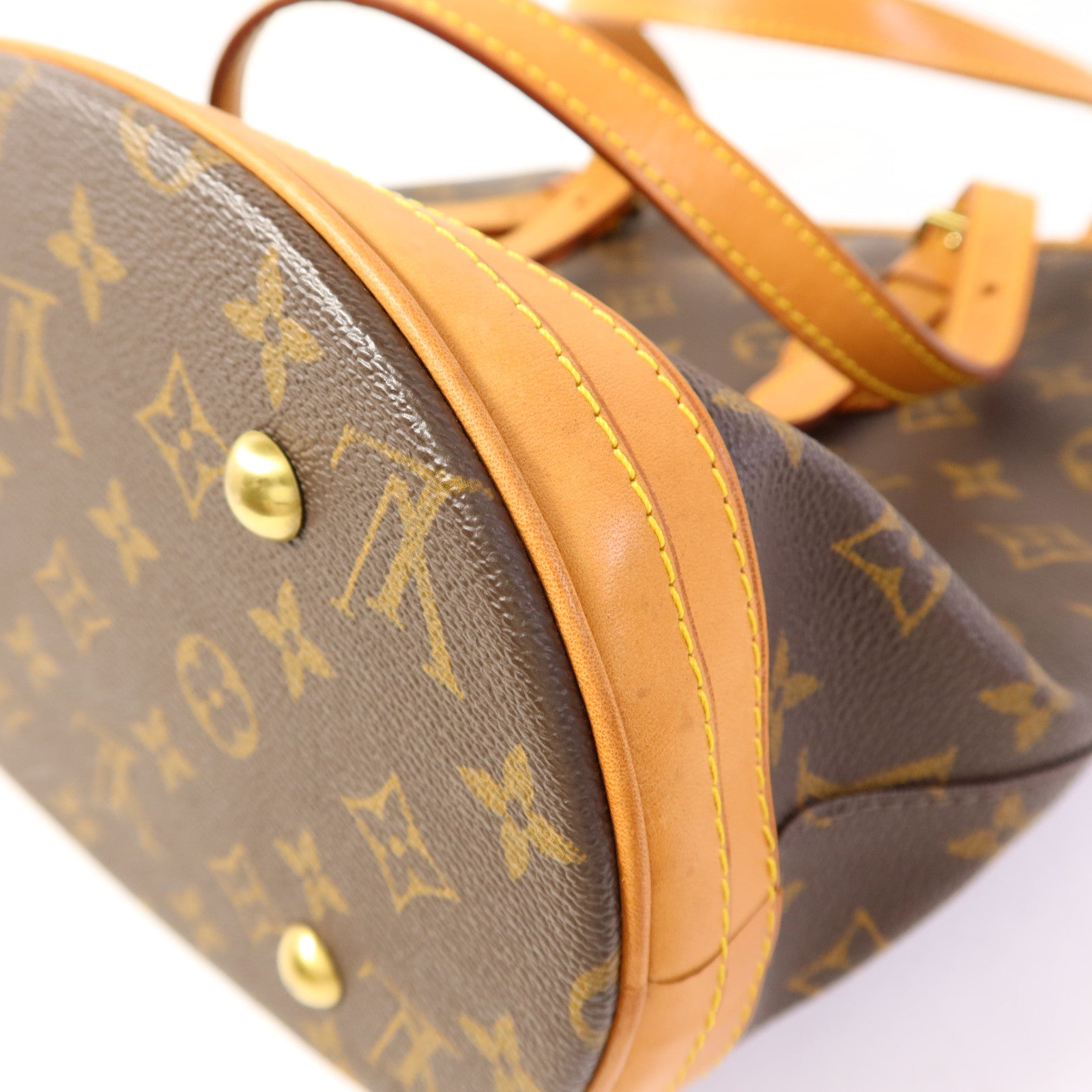 LOUIS VUITTON Monogram Bucket PM金扣手挽袋
