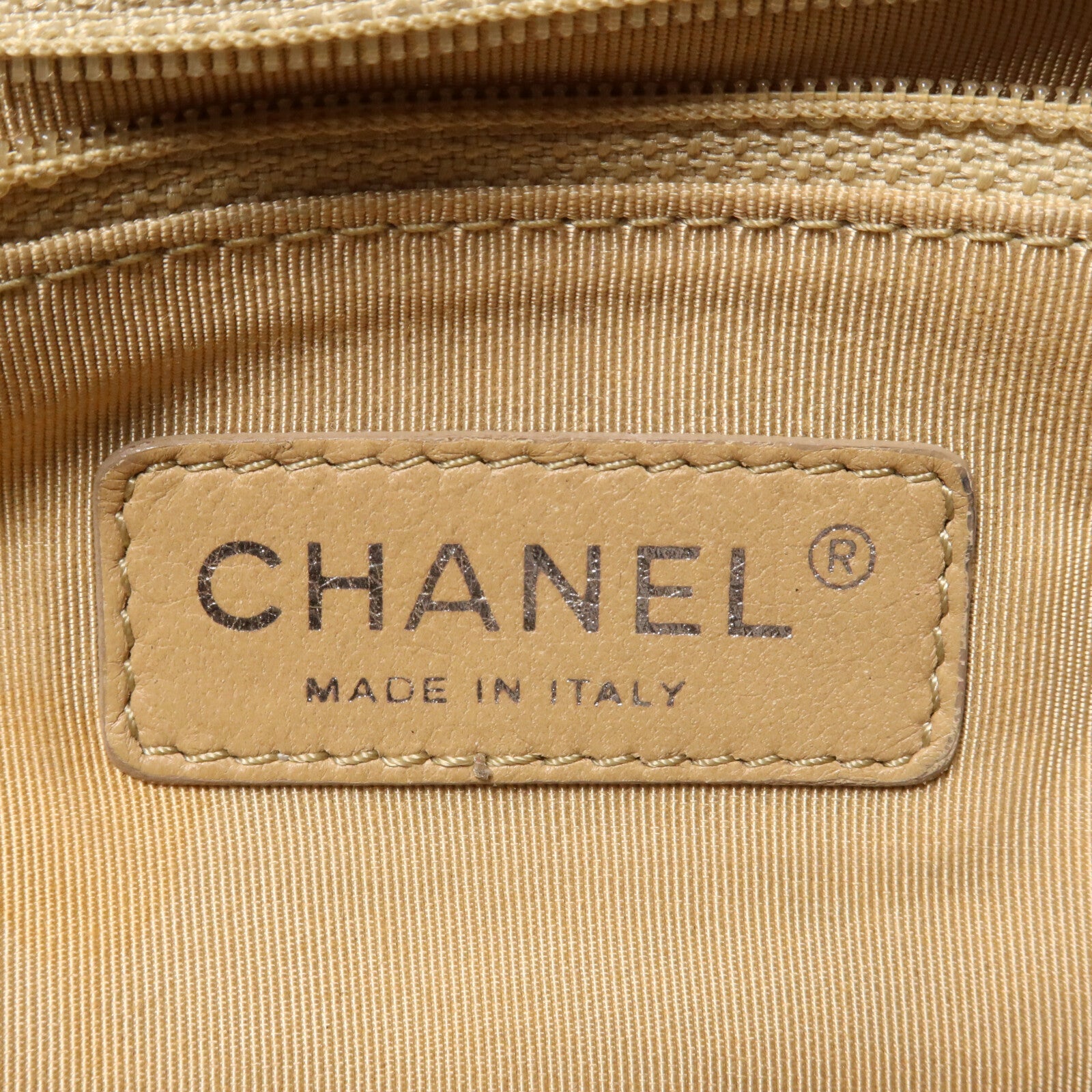 CHANEL 牛皮皮革Chain Shoulder鏈帶肩背袋