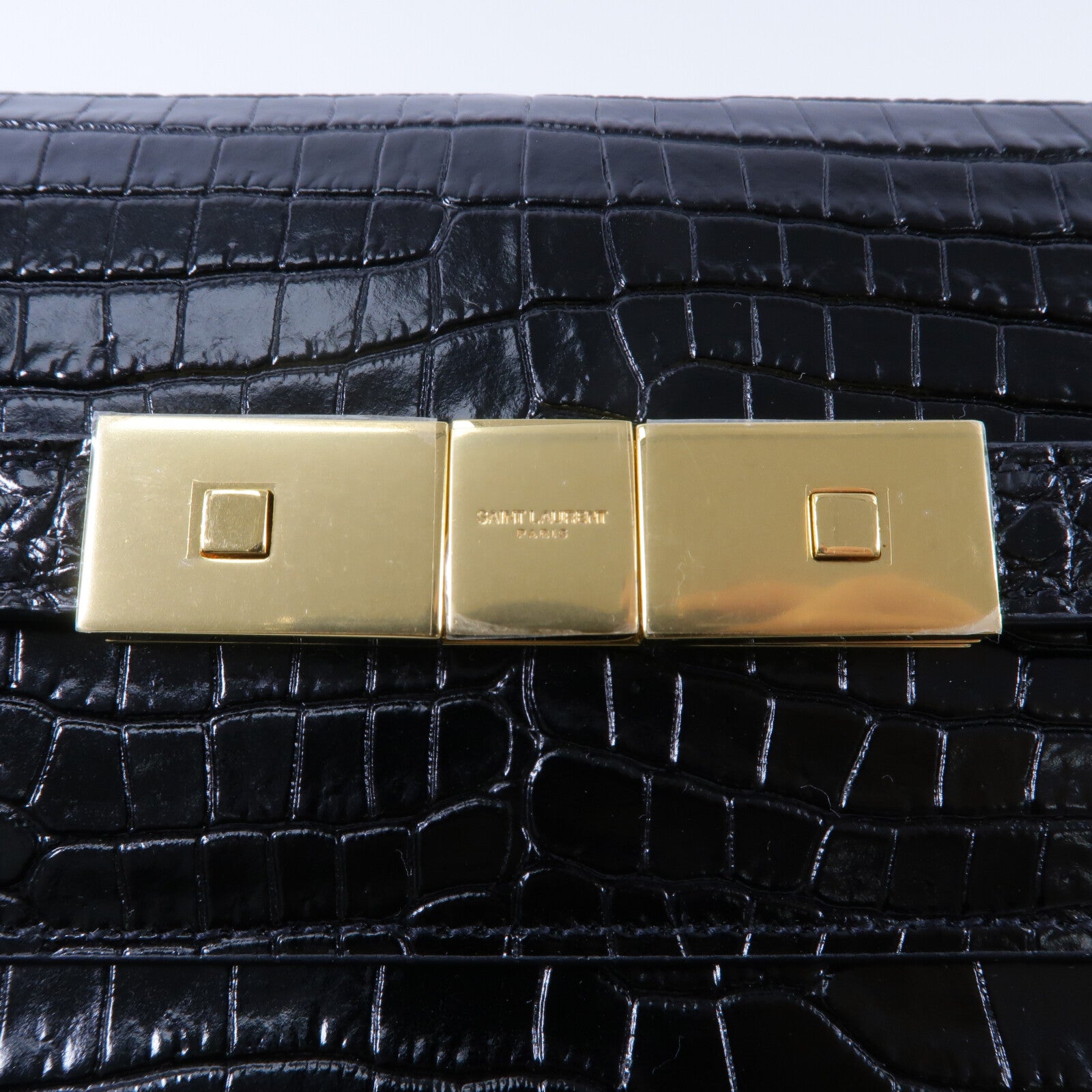 YVES SAINT LAURENT 牛皮皮革Manhattan肩背袋