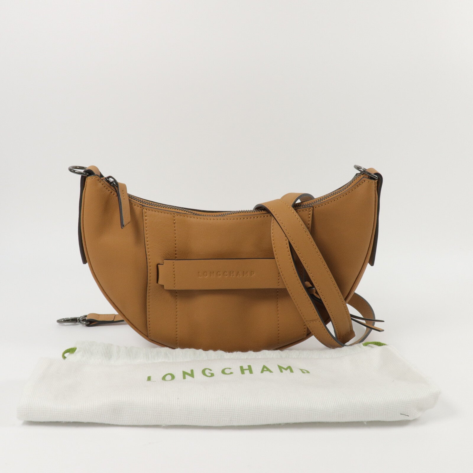 Longchamp 牛皮皮革Shoulder Bag肩背袋