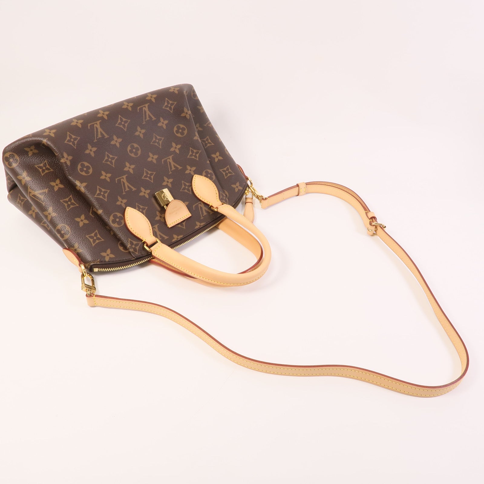 LOUIS VUITTON Monogram Boetie金扣手挽肩背兩用袋