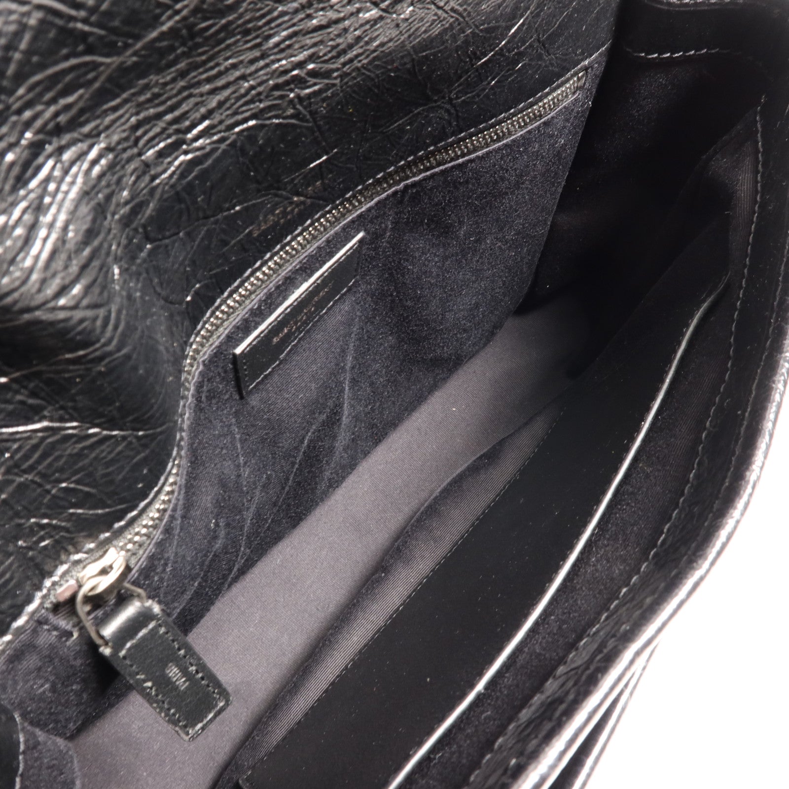 SAINT LAURENT 牛皮皮革Niki MM銀扣肩背袋