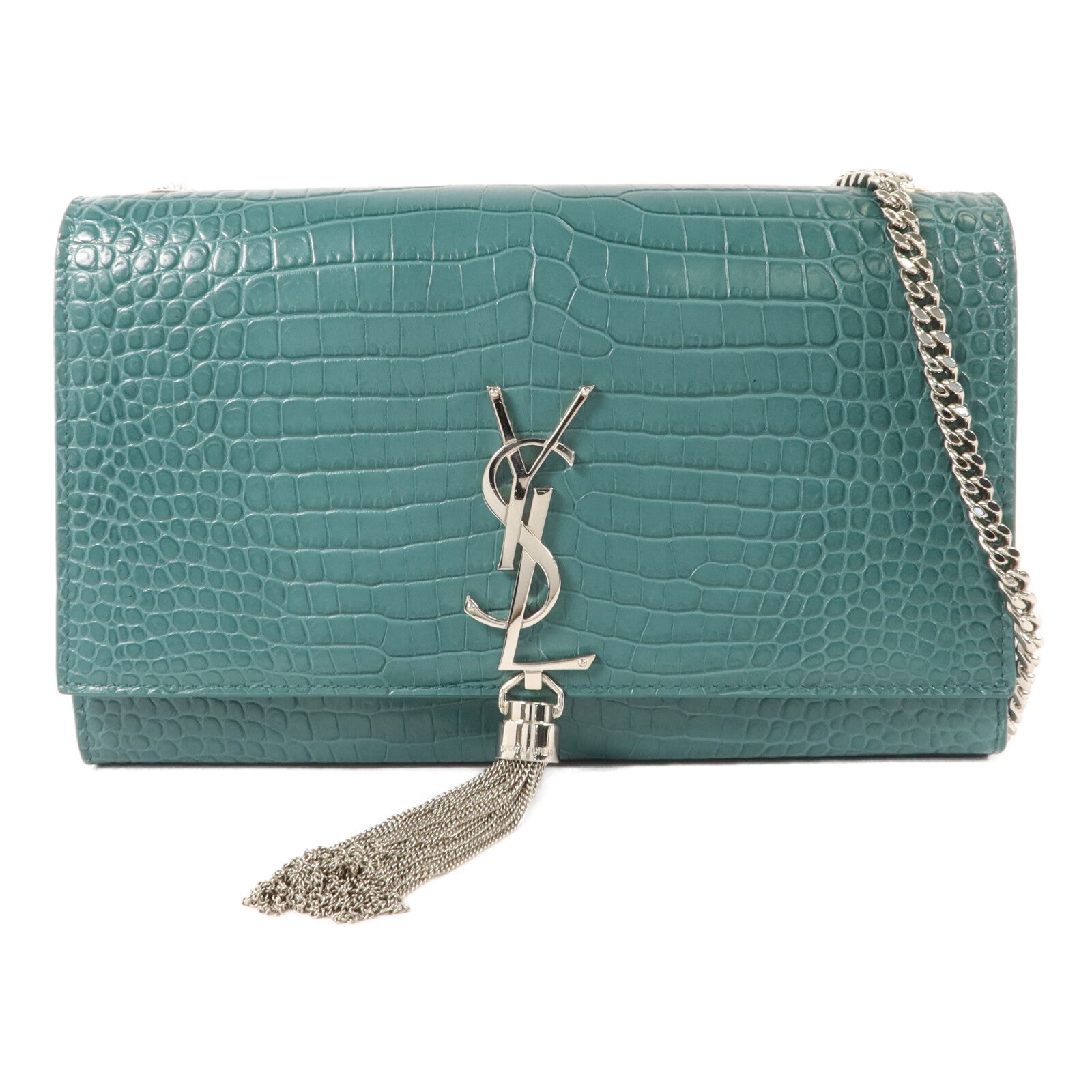 SAINT LAURENT 牛皮皮革Kate Tassel Medium鏈帶肩背袋