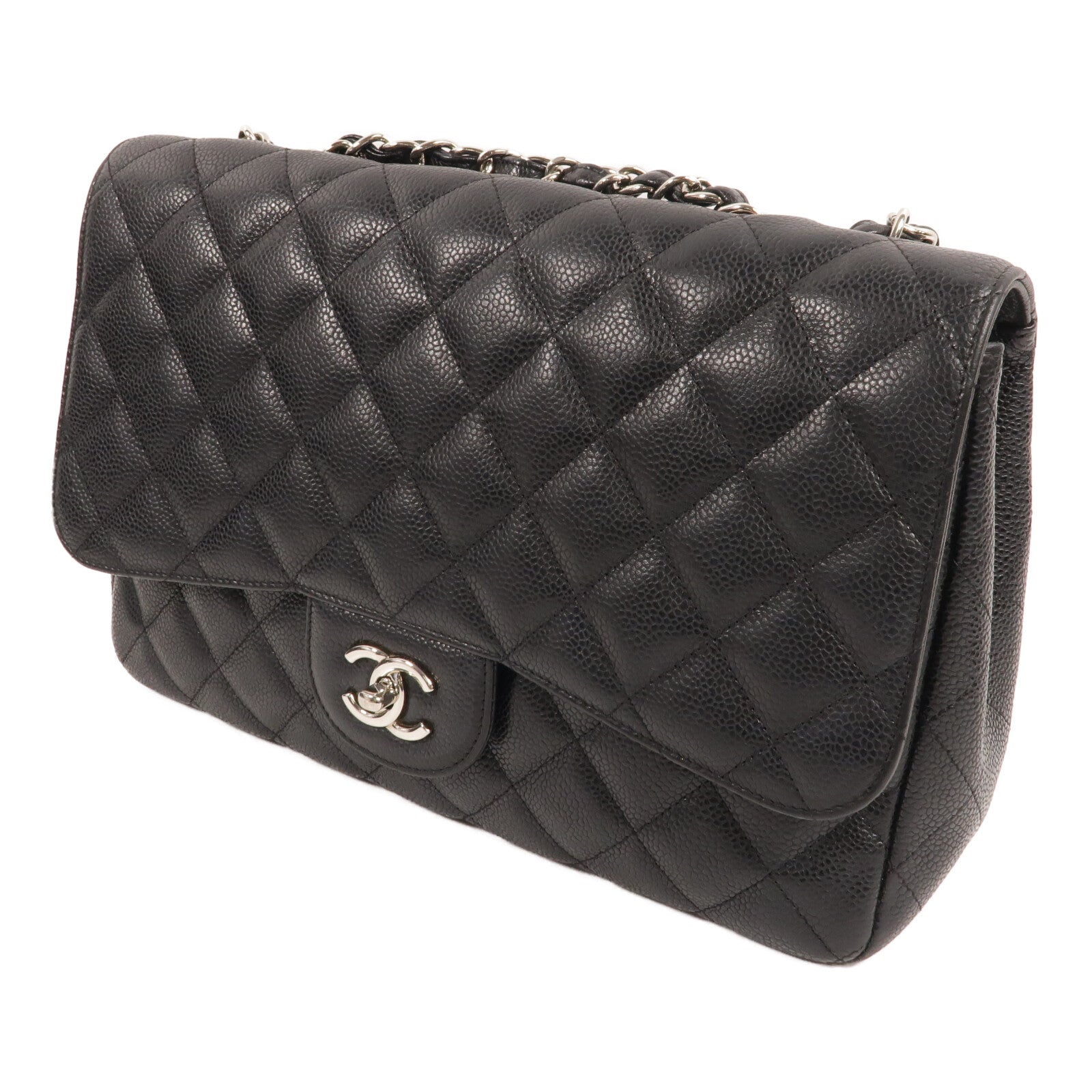CHANEL 牛皮皮革Large Classic肩背袋