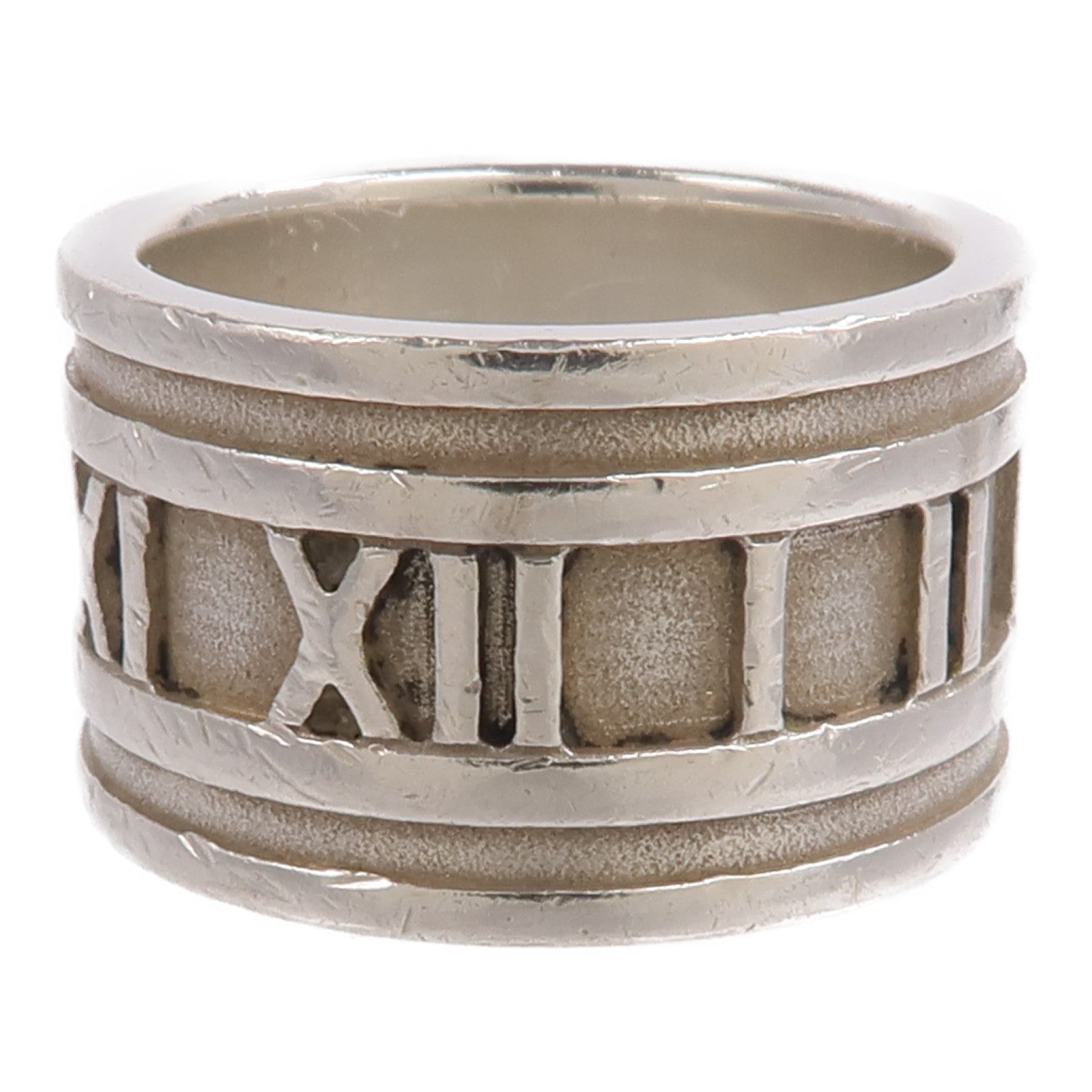TIFFANY＆CO 925純銀Atlas Wide Band Ring戒指