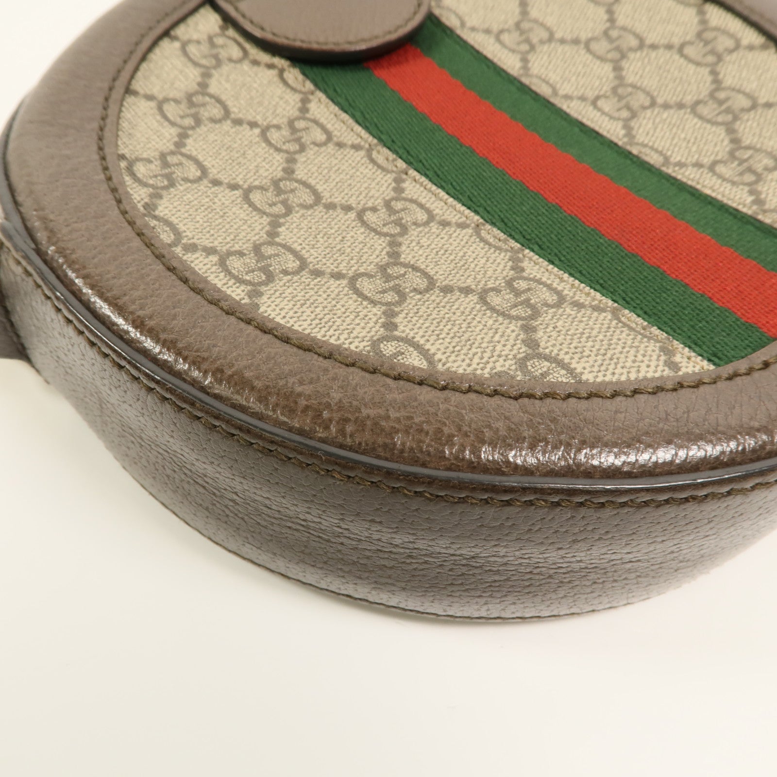 GUCCI 塗層帆布Ophidia鏈帶肩背袋