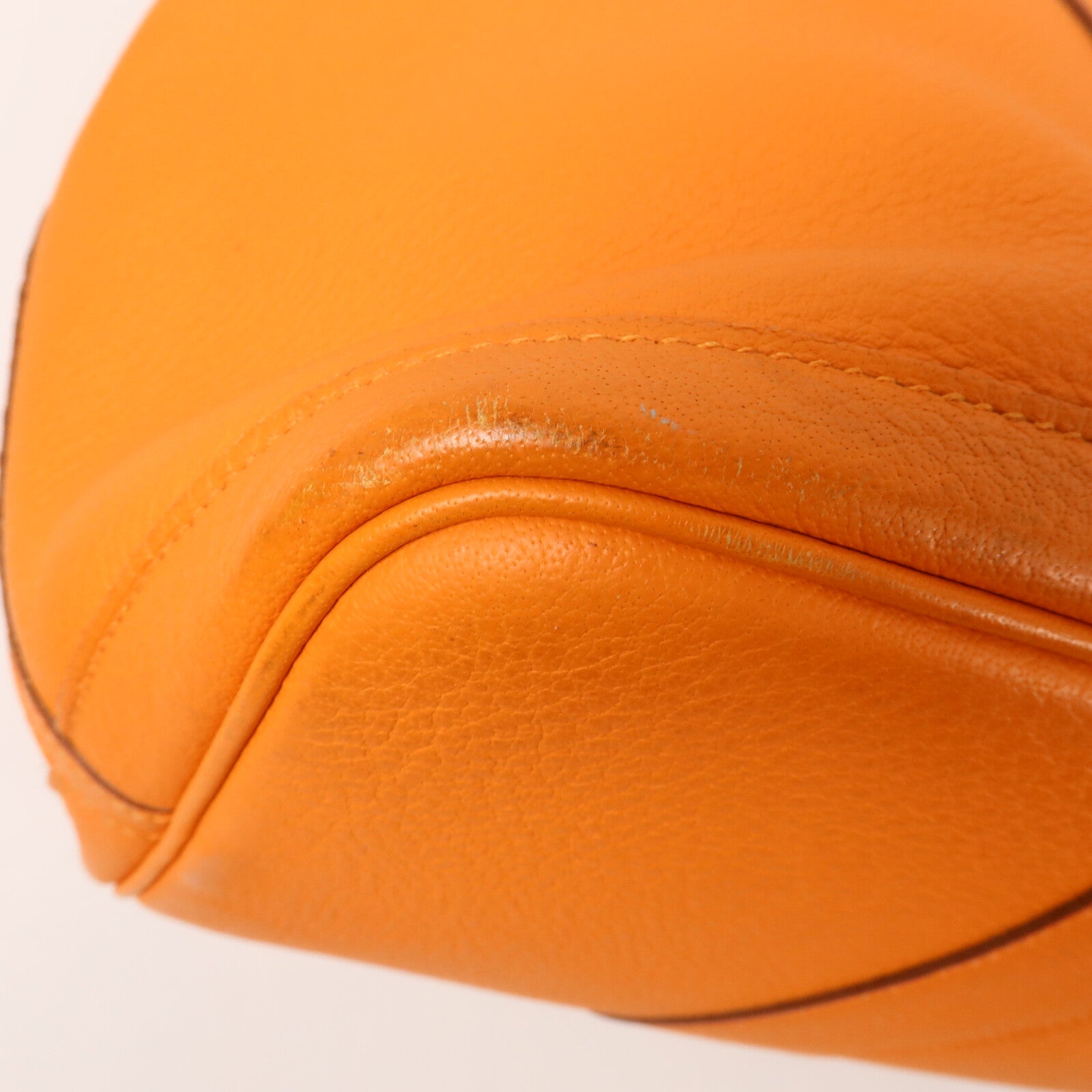 HERMES Negonda皮革Garden Party PM手挽袋Orange