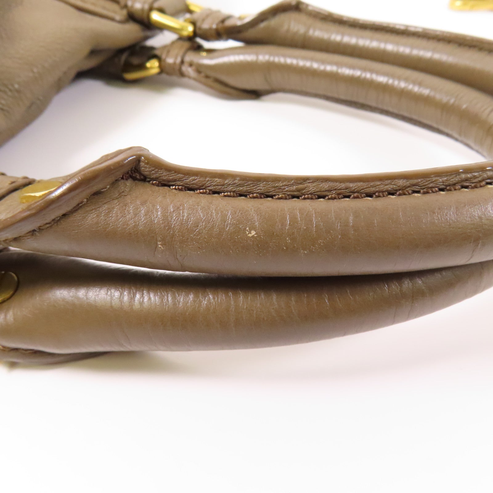 MARC BY MARC JACOBS 【激減優惠】牛皮皮革2 Way Bag金扣手挽肩背兩用袋