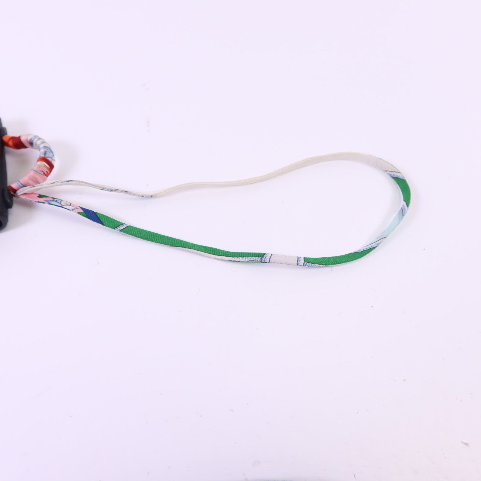 HERMES Tadelakt皮革Kelly Bag Charm 銀扣掛飾Noir