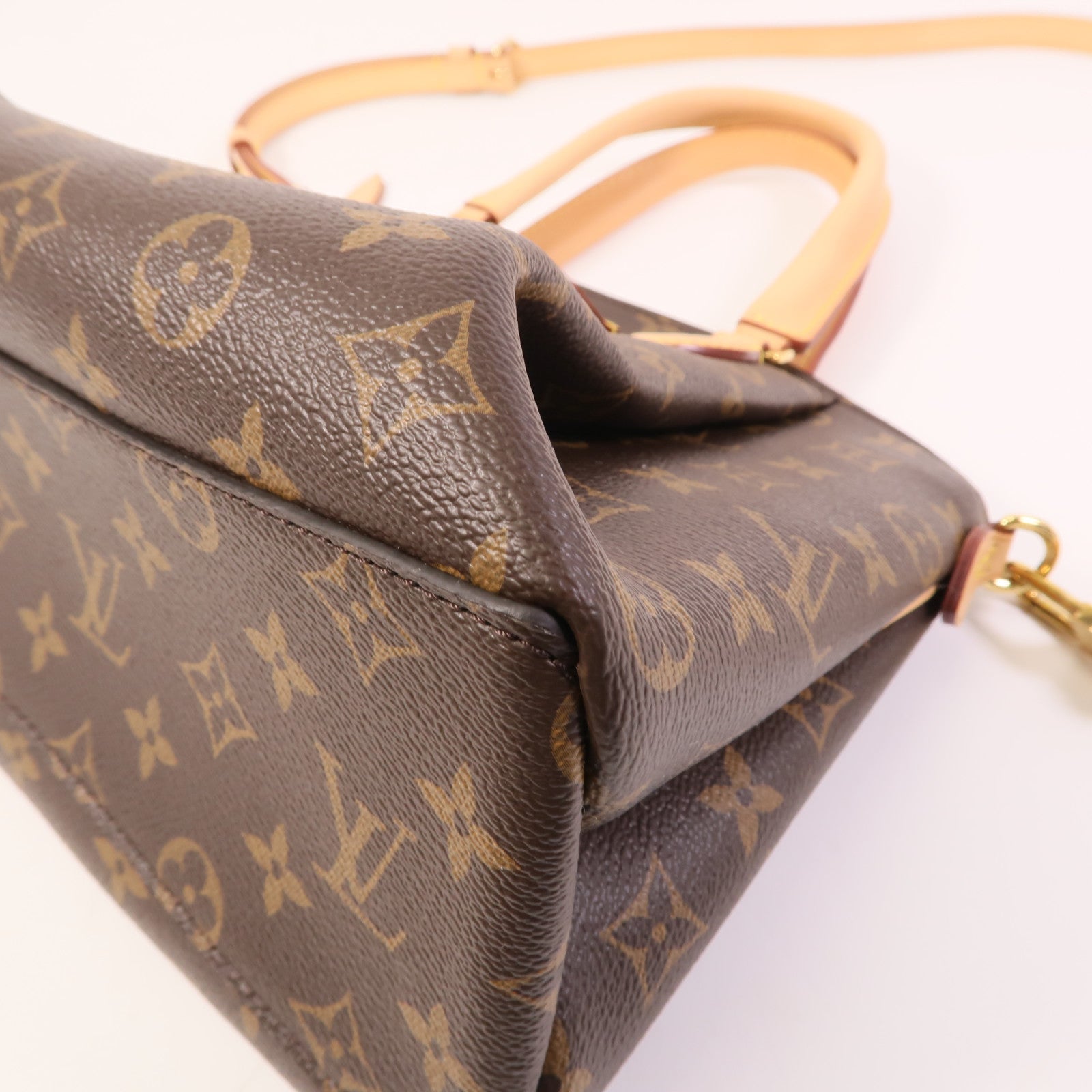 LOUIS VUITTON Monogram Boetie金扣手挽肩背兩用袋