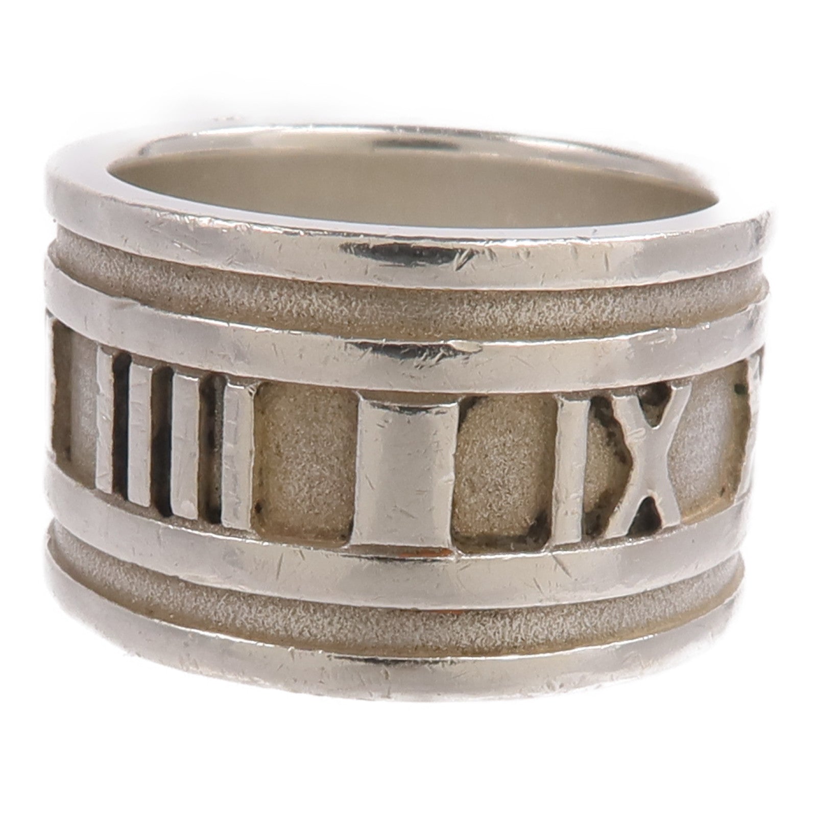 TIFFANY＆CO 925純銀Atlas Wide Band Ring戒指