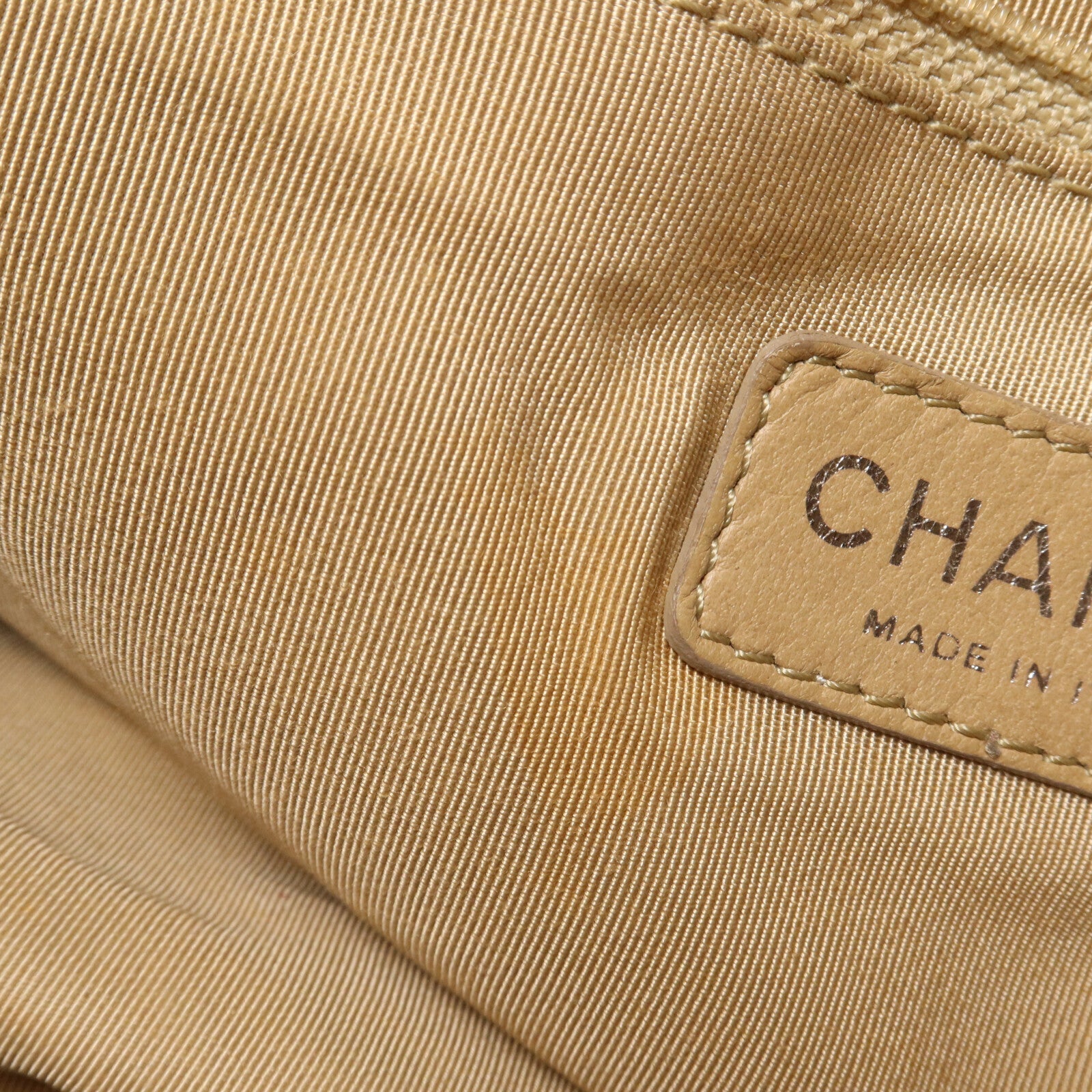CHANEL 牛皮皮革Chain Shoulder鏈帶肩背袋