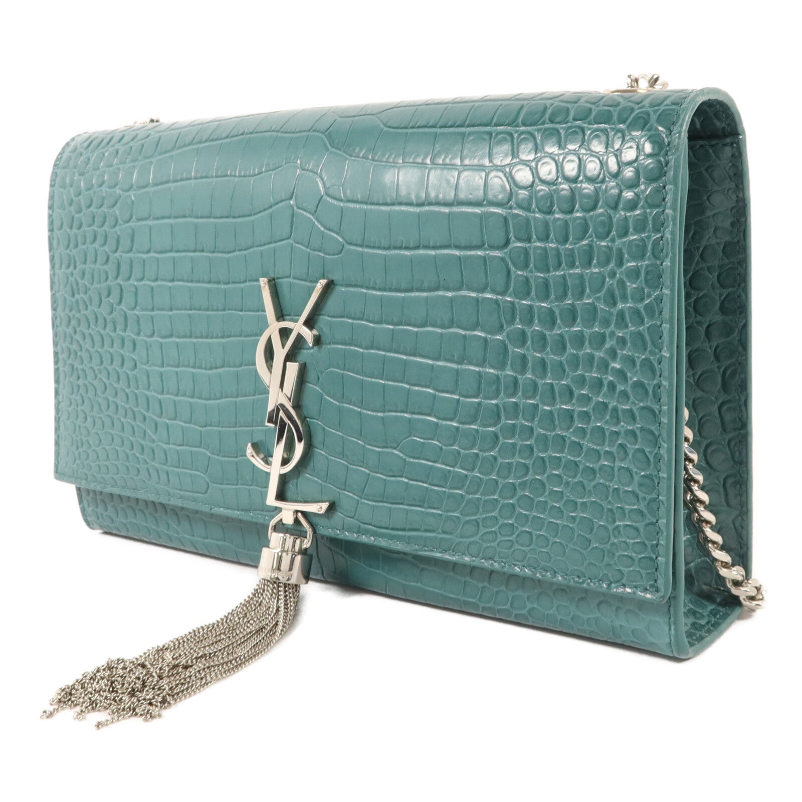 SAINT LAURENT 牛皮皮革Kate Tassel Medium鏈帶肩背袋