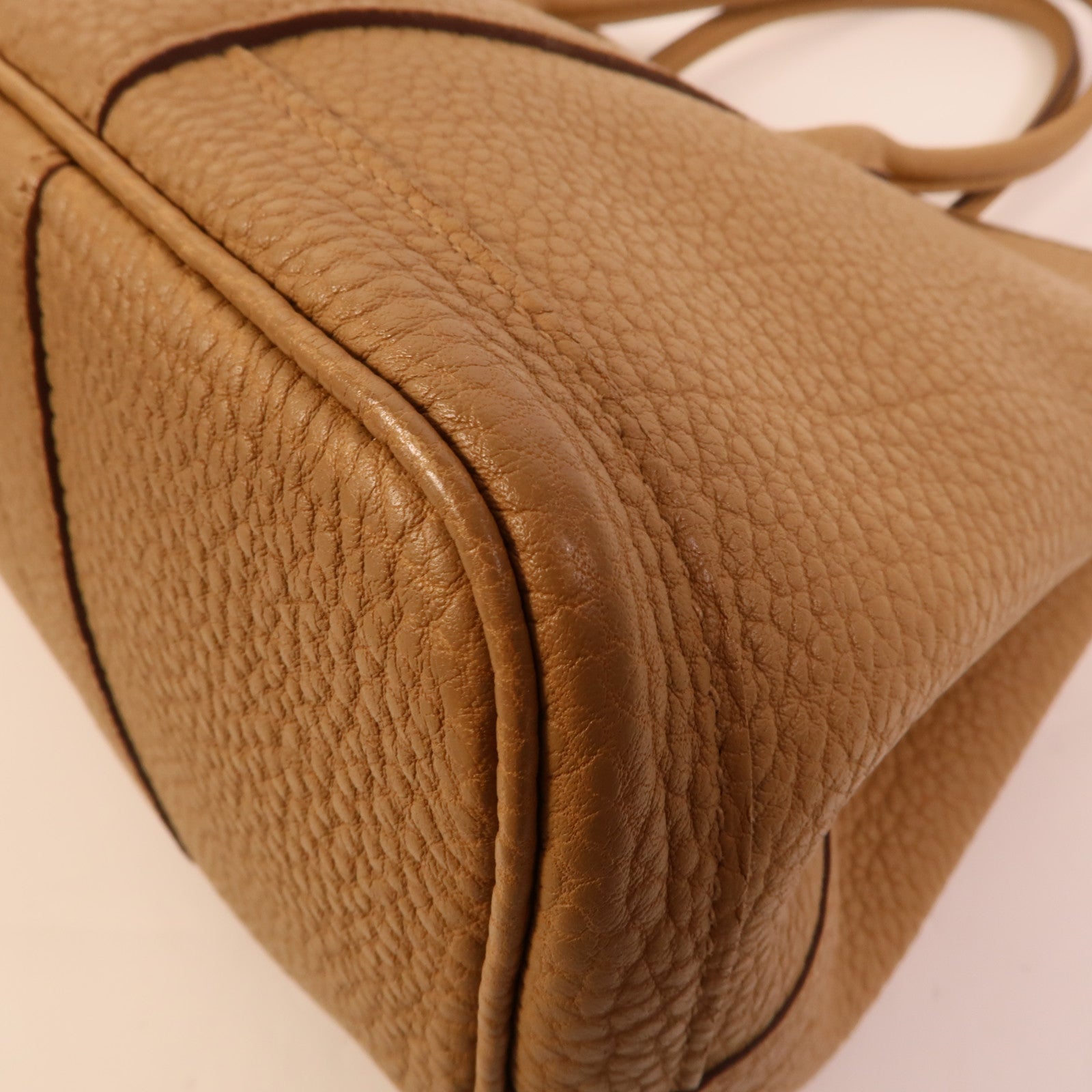 HERMES Negonda皮革Garden Party TPM手挽袋Biscuit