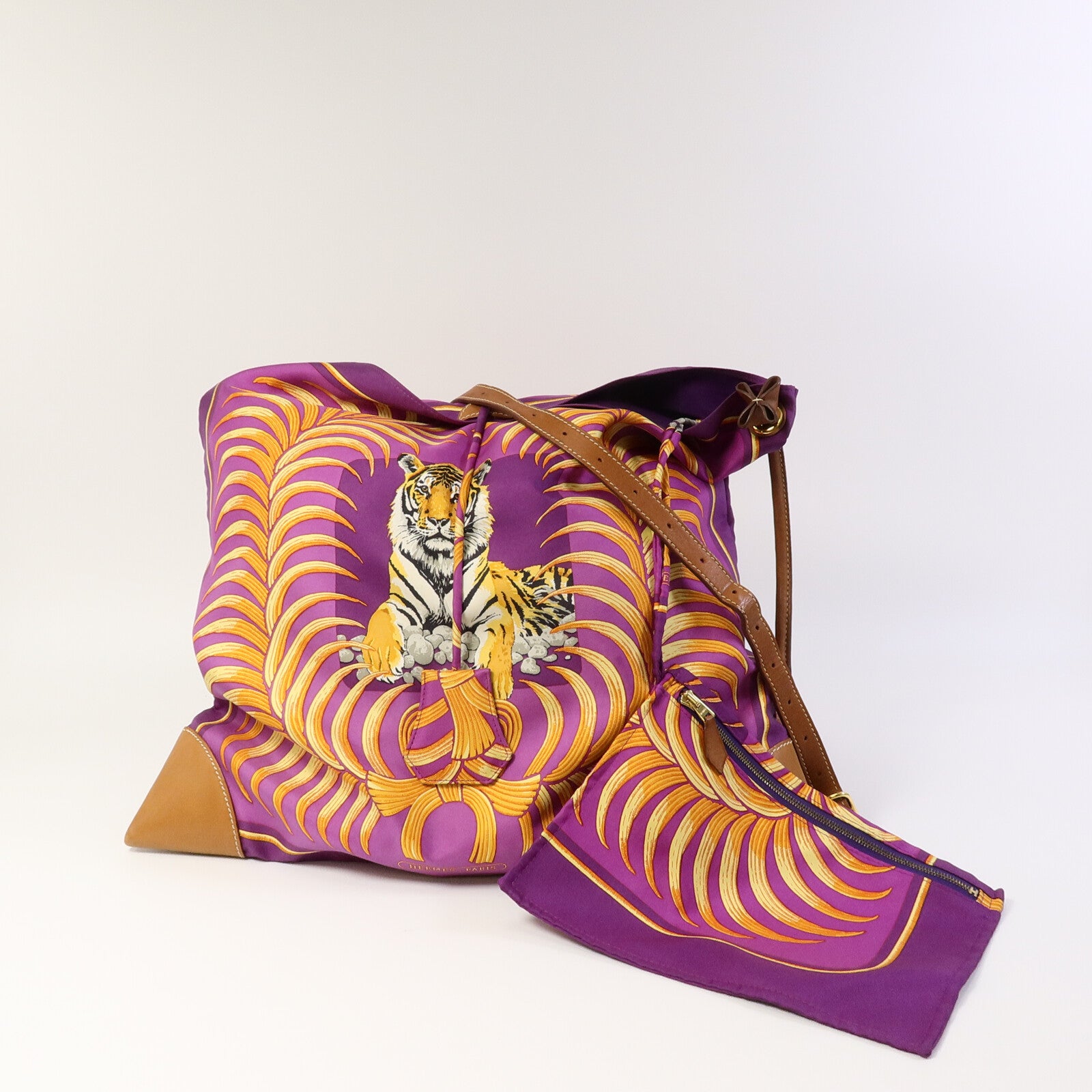 HERMES 絲質Silky City肩背袋