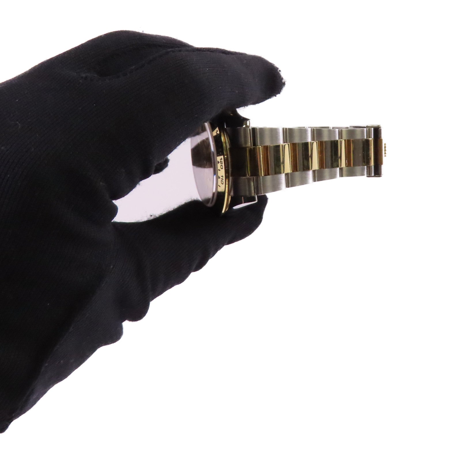 ROLEX Daytona Watch不鏽鋼/18K黃金自動機芯手錶金色