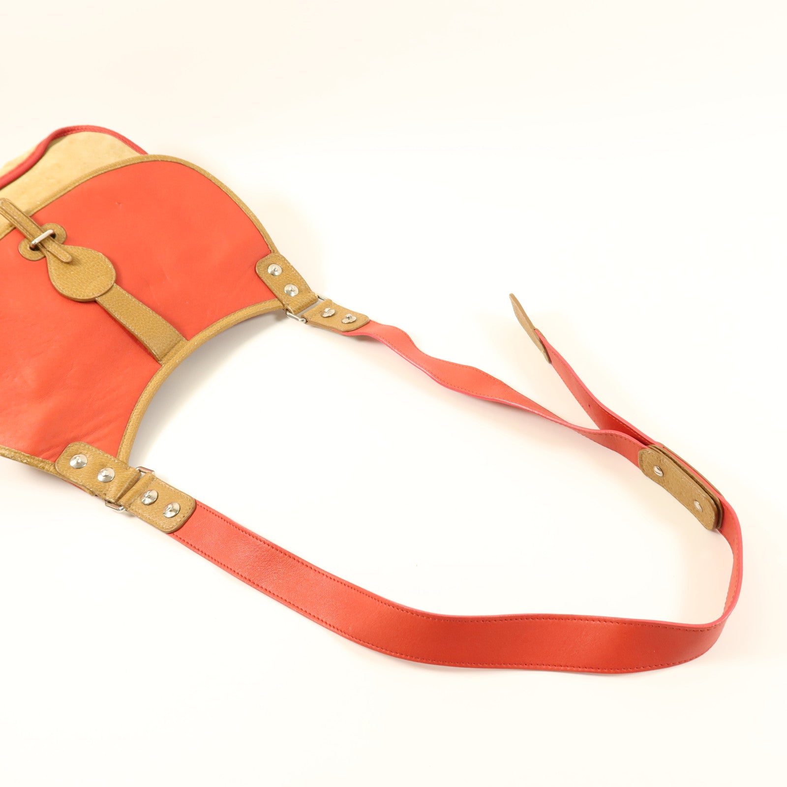 BALENCIAGA 【激減優惠】麂皮皮革Shoulder Bag銀扣肩背袋