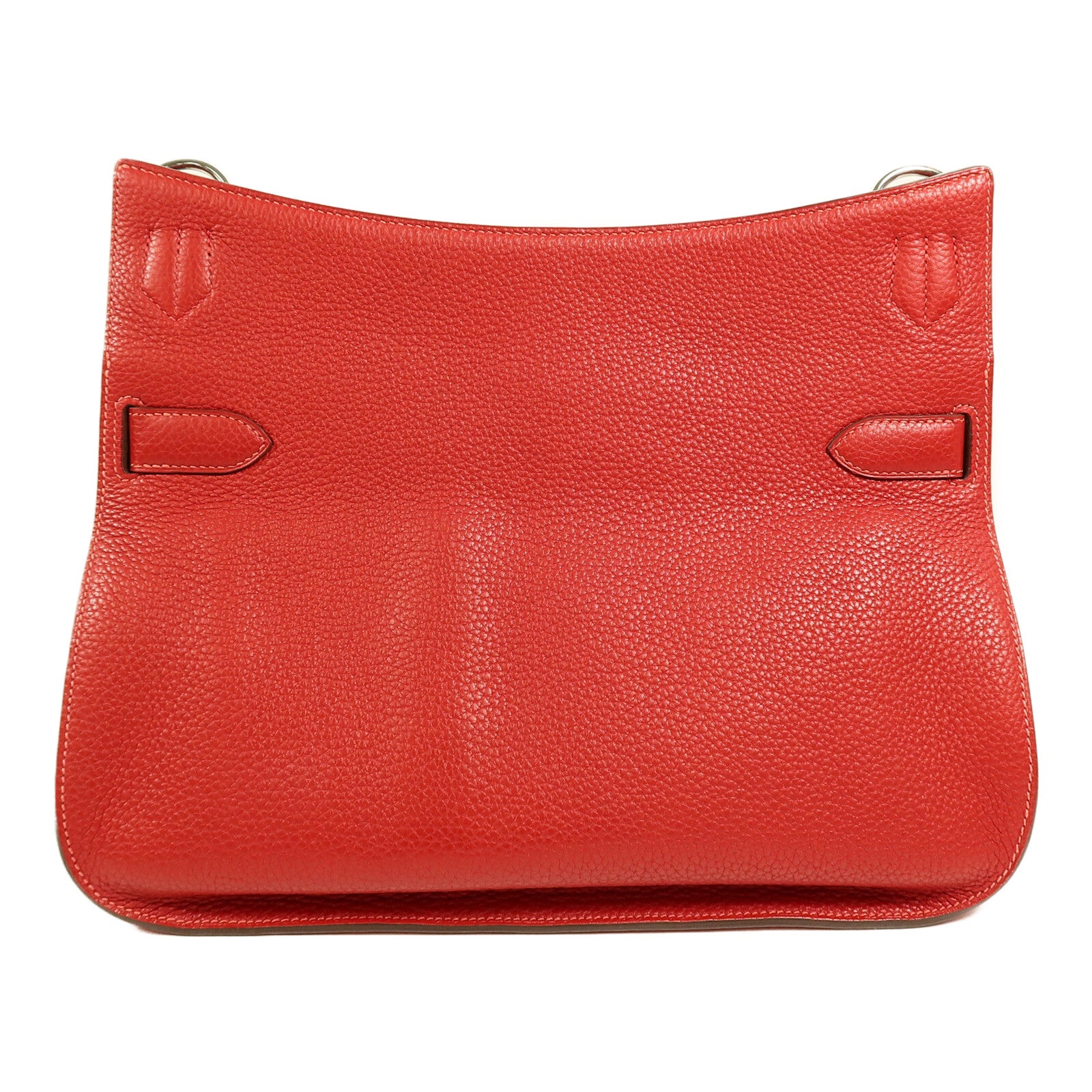 HERMES Togo皮革Jypsiere 34肩背袋Rouge Casaque