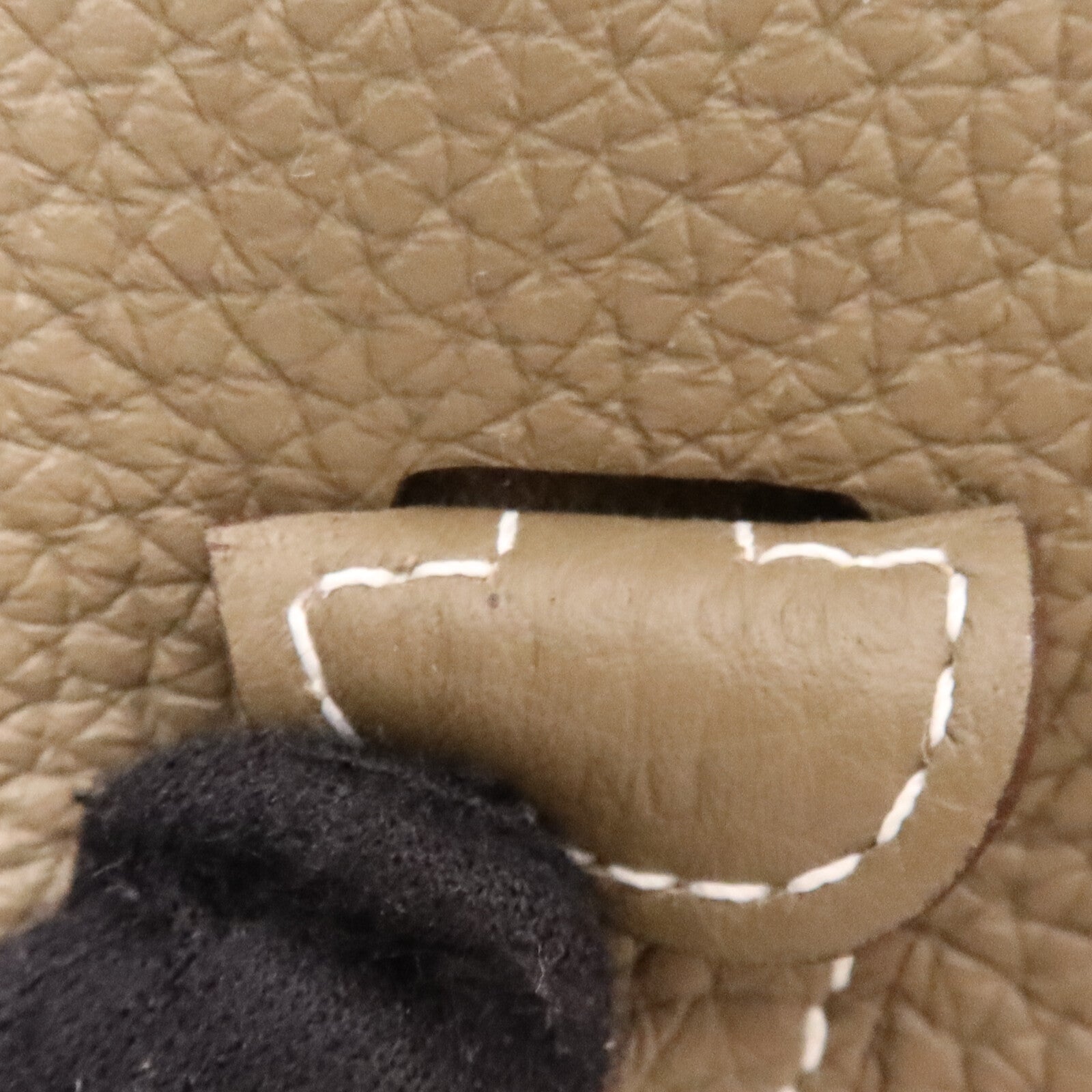 HERMES Clemence皮革Evelyne 23肩背袋Etoupe