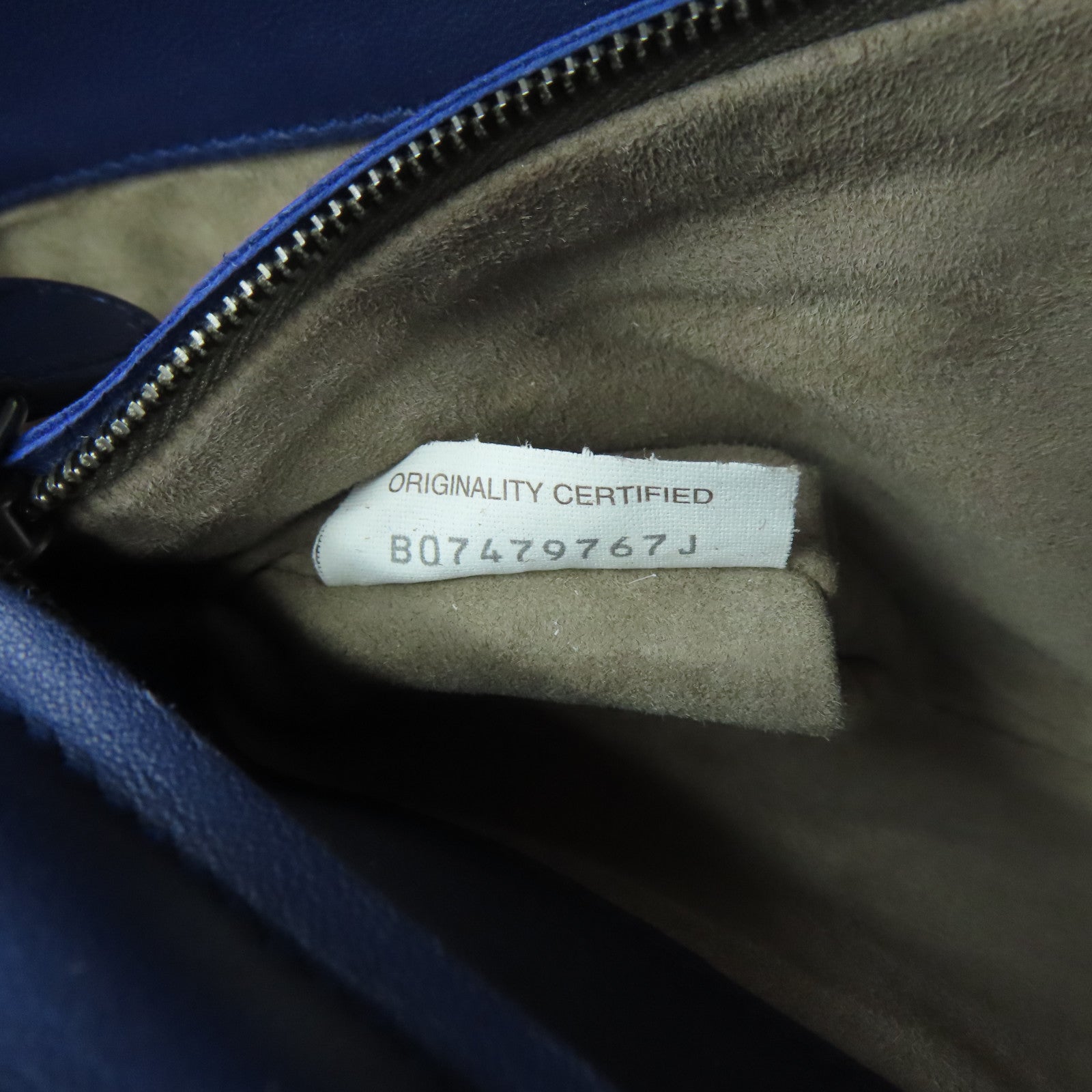 BOTTEGA VENETA 【清倉大減價】羊皮皮革Shoulder Bag黑扣肩背袋藍色