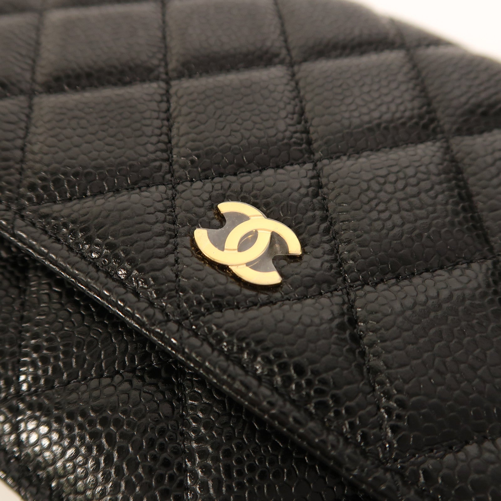 CHANEL 牛皮皮革WOC Wallet On Chain金扣鏈帶肩背袋