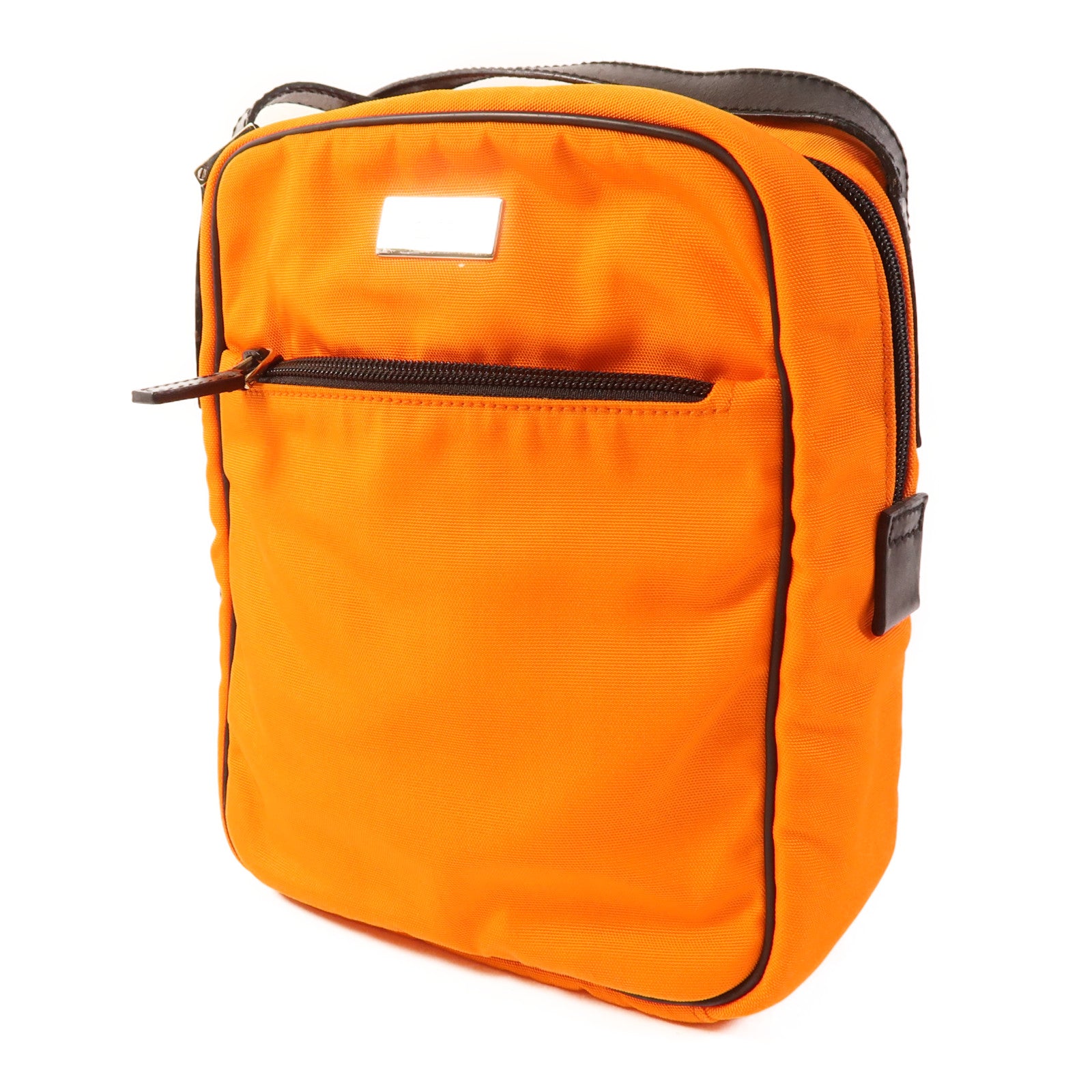 GUCCI 【萬聖節商品】尼龍Nylon Flight Messenger Bag銀扣手挽袋