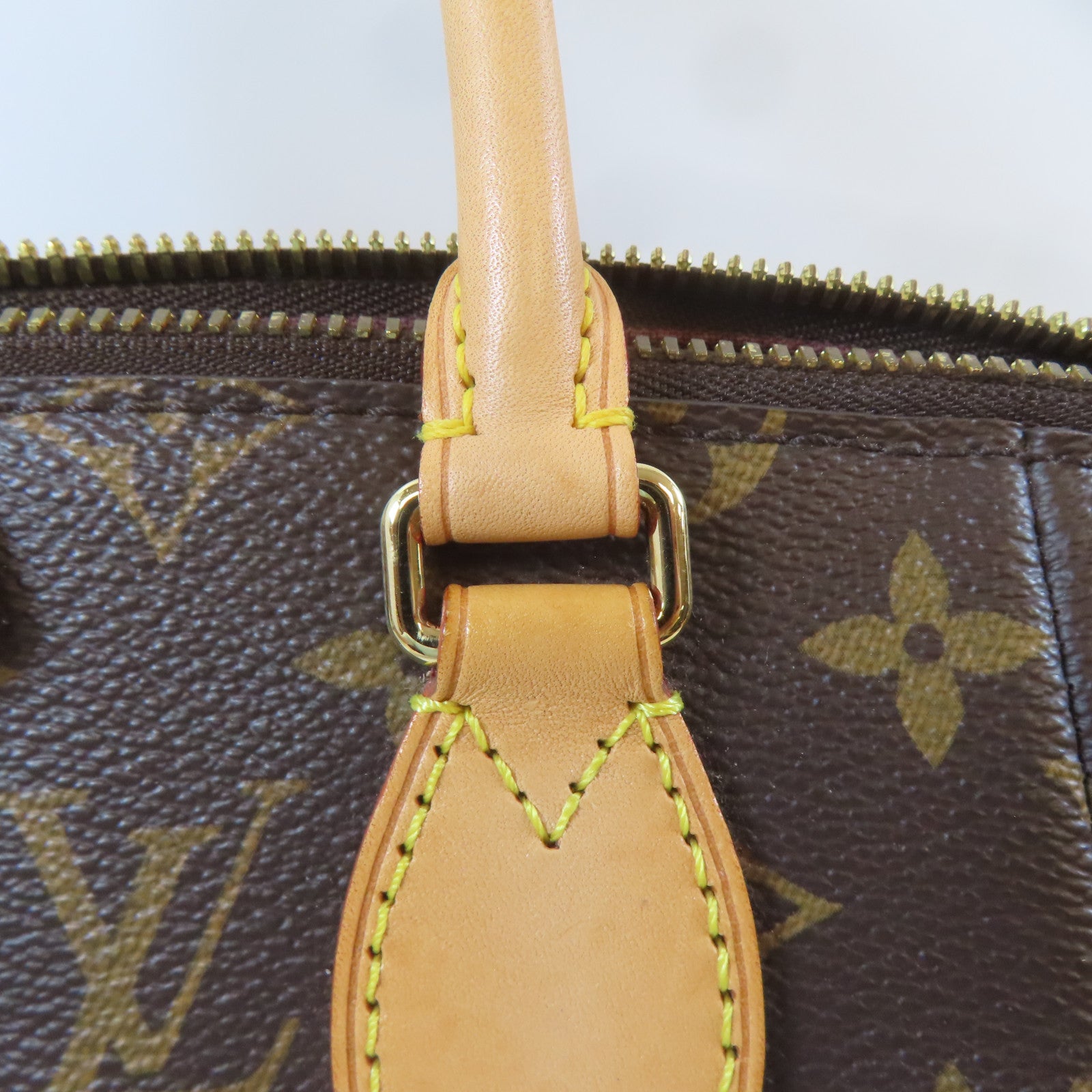 LOUIS VUITTON Monogram Turenne MM金扣肩背袋啡色