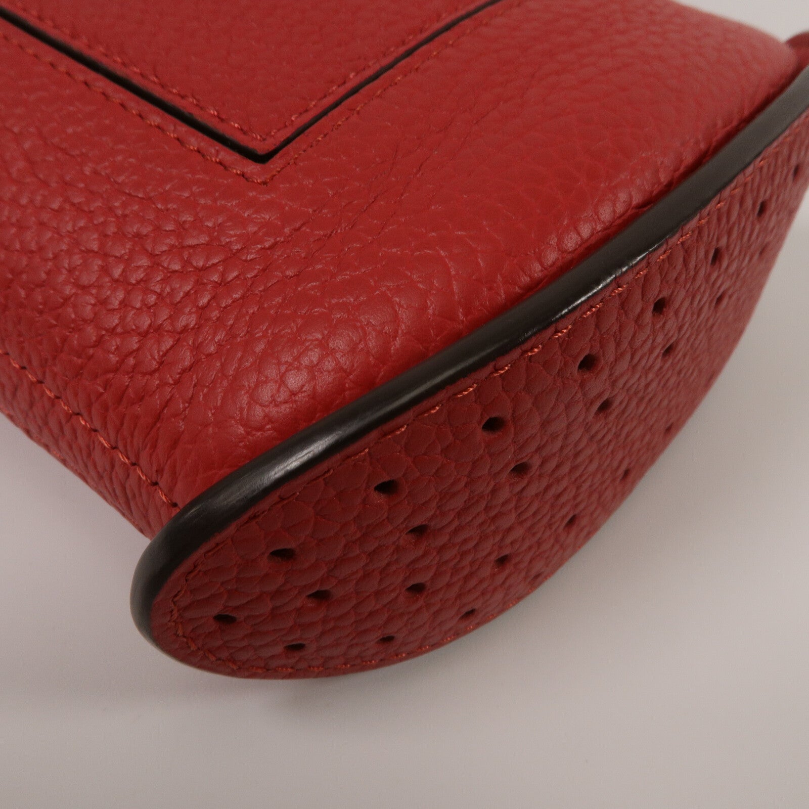 Delvaux 牛皮皮革Pin Mini Bucket手挽肩背兩用袋