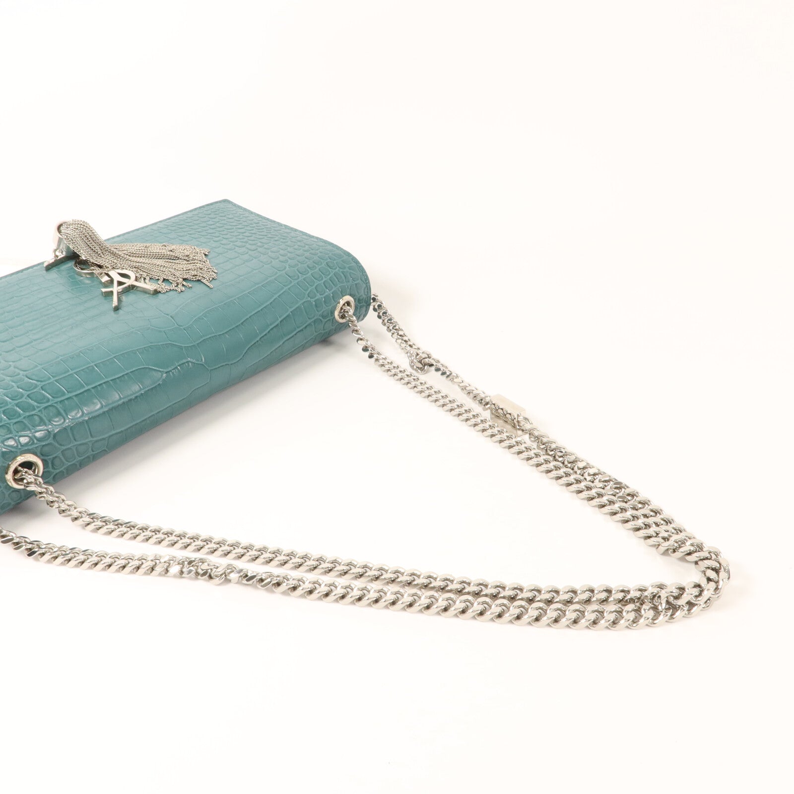 SAINT LAURENT 牛皮皮革Kate Tassel Medium鏈帶肩背袋