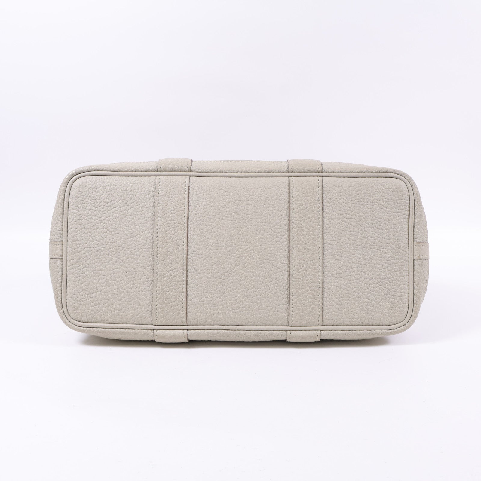HERMES Negonda皮革Garden Party TPM銀扣手挽袋Beton