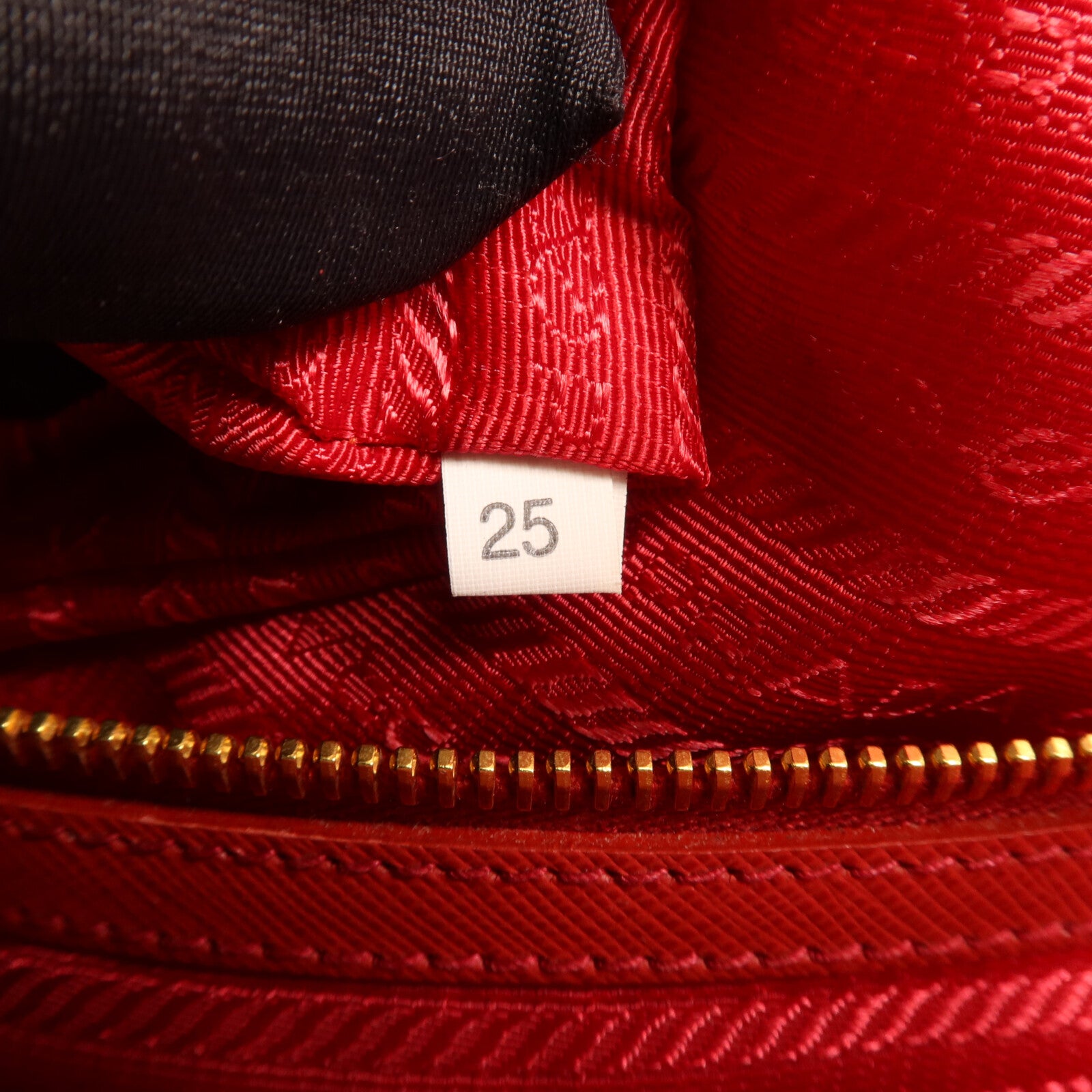 PRADA Saffiano皮革Double Zip Medium金扣手挽肩背兩用袋