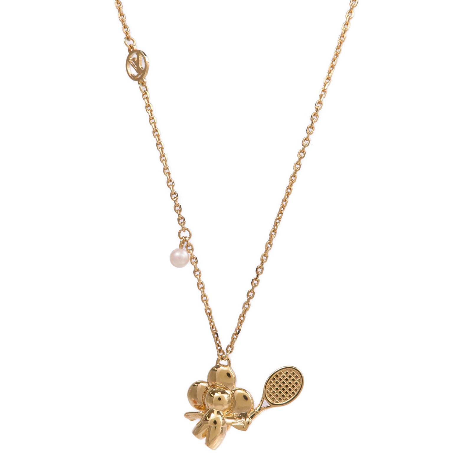 LOUIS VUITTON 金屬Vivienne On The Court項鍊