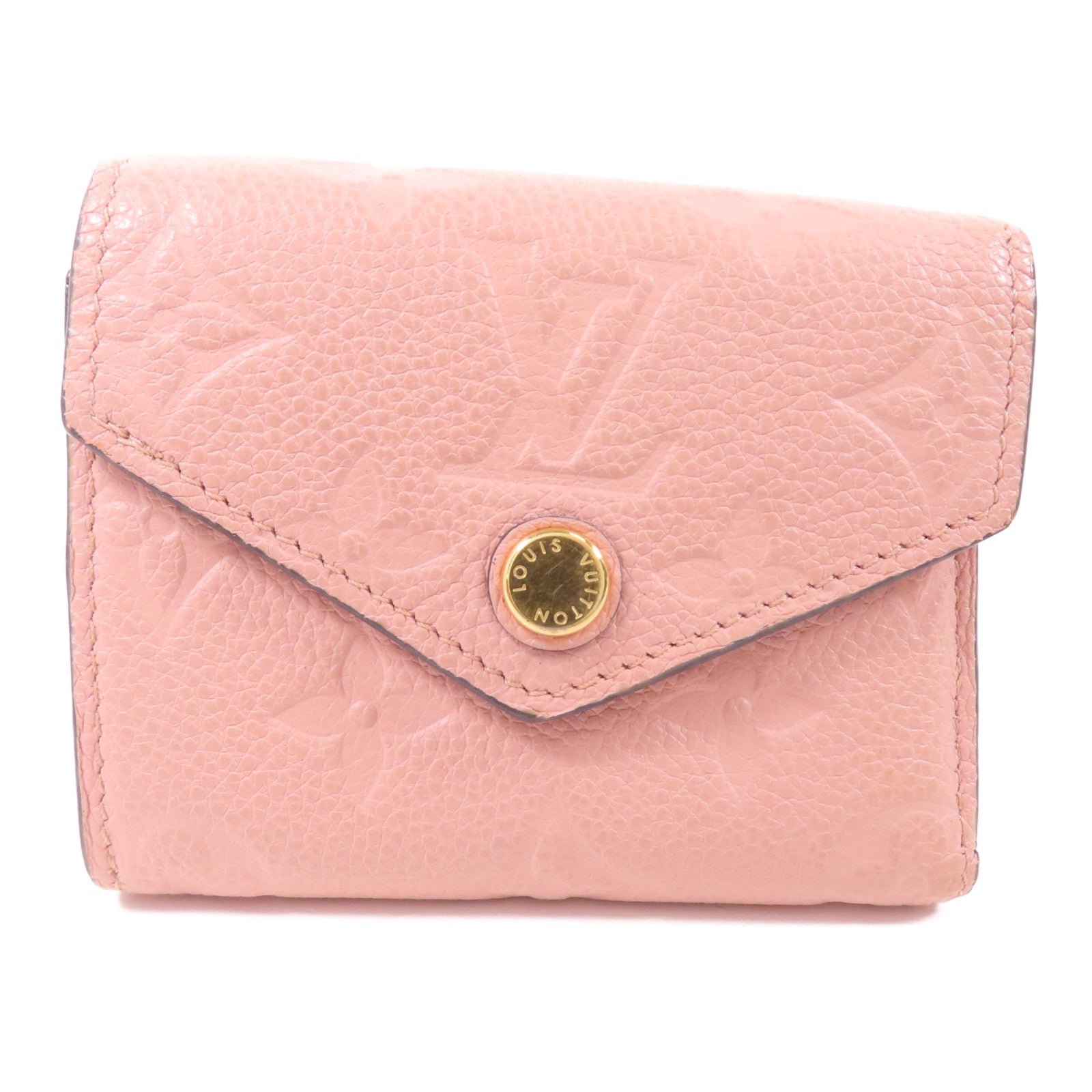LOUIS VUITTON Monogram Empreinte Zoe Wallet金扣短錢包