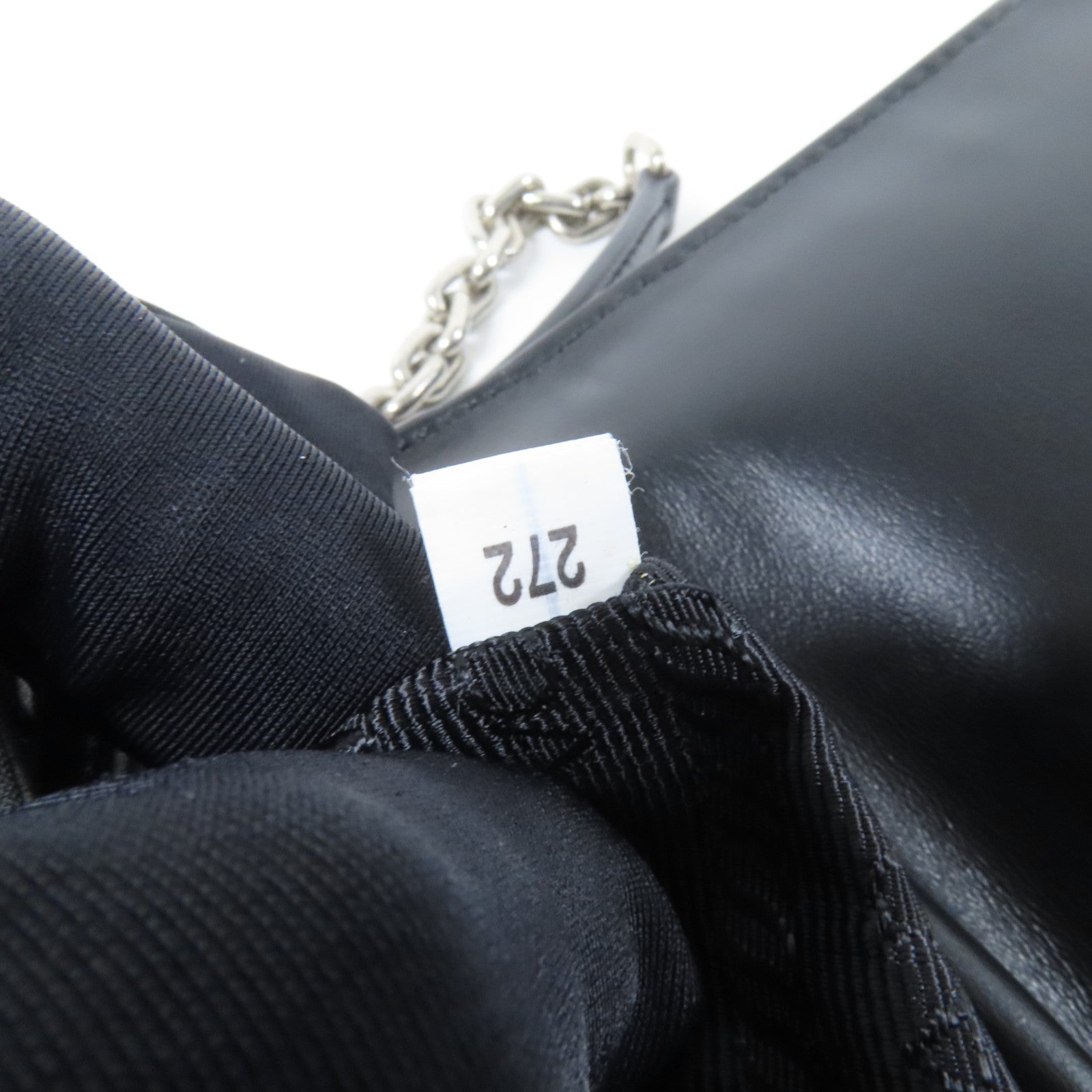 PRADA 尼龍/Saffiano皮革Shoulder Bag銀扣肩背袋