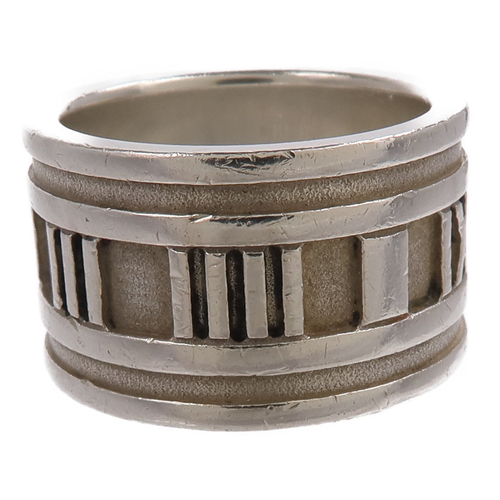 TIFFANY＆CO 925純銀Atlas Wide Band Ring戒指
