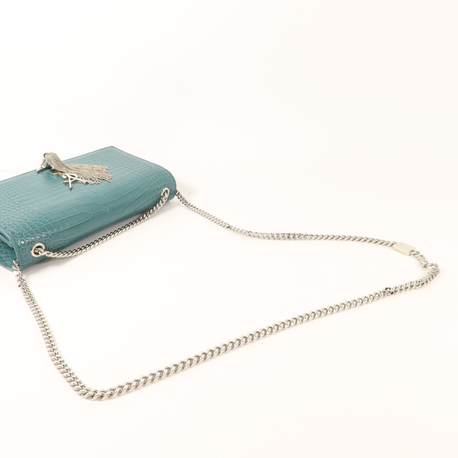 SAINT LAURENT 牛皮皮革Kate Tassel Medium鏈帶肩背袋