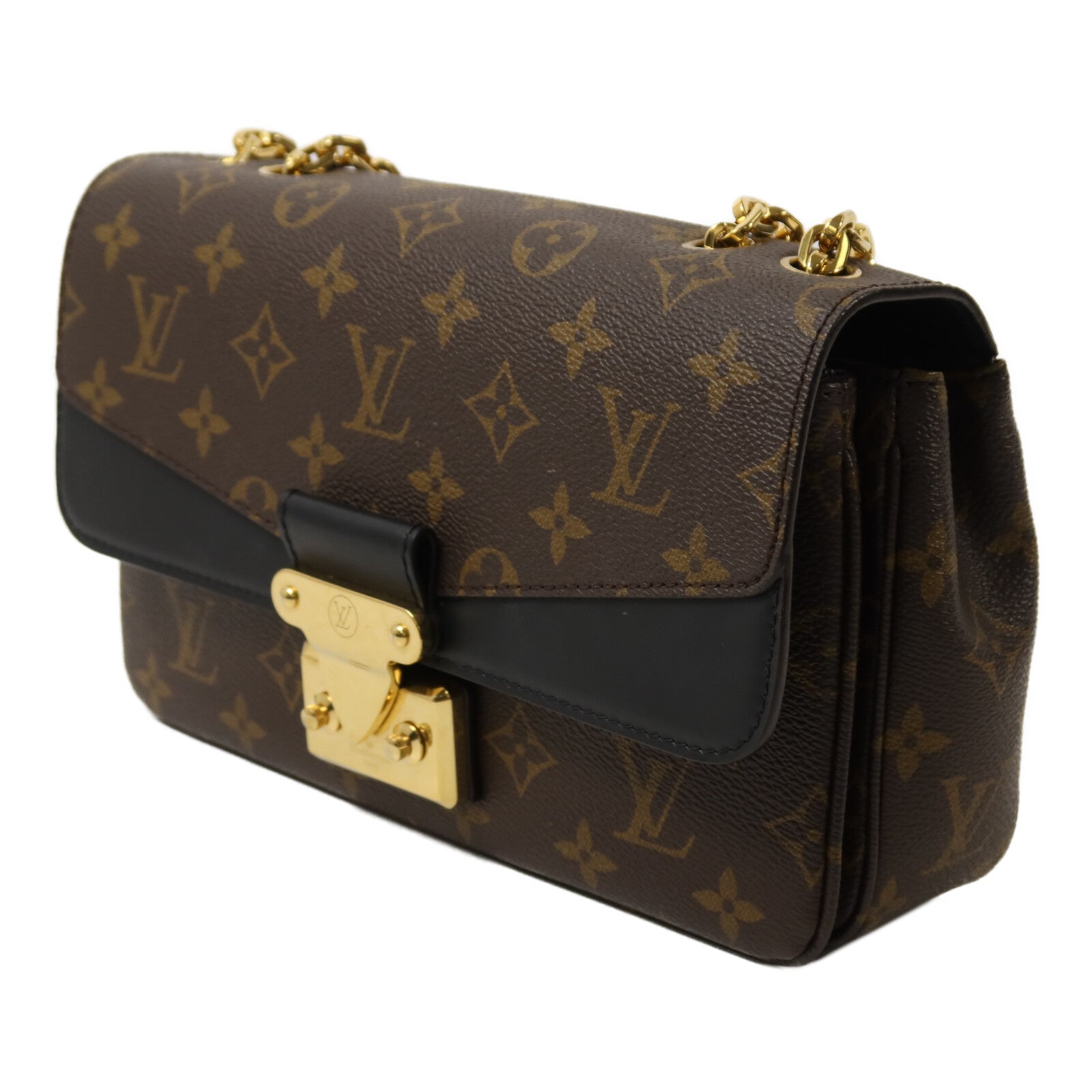 LOUIS VUITTON Monogram Marceau鏈帶肩背袋