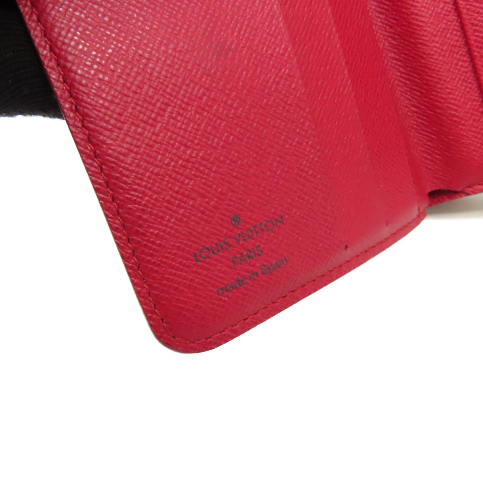 LOUIS VUITTON 【清倉大減價】Monogram Cherry Compact Zip Wallet金扣錢包啡色