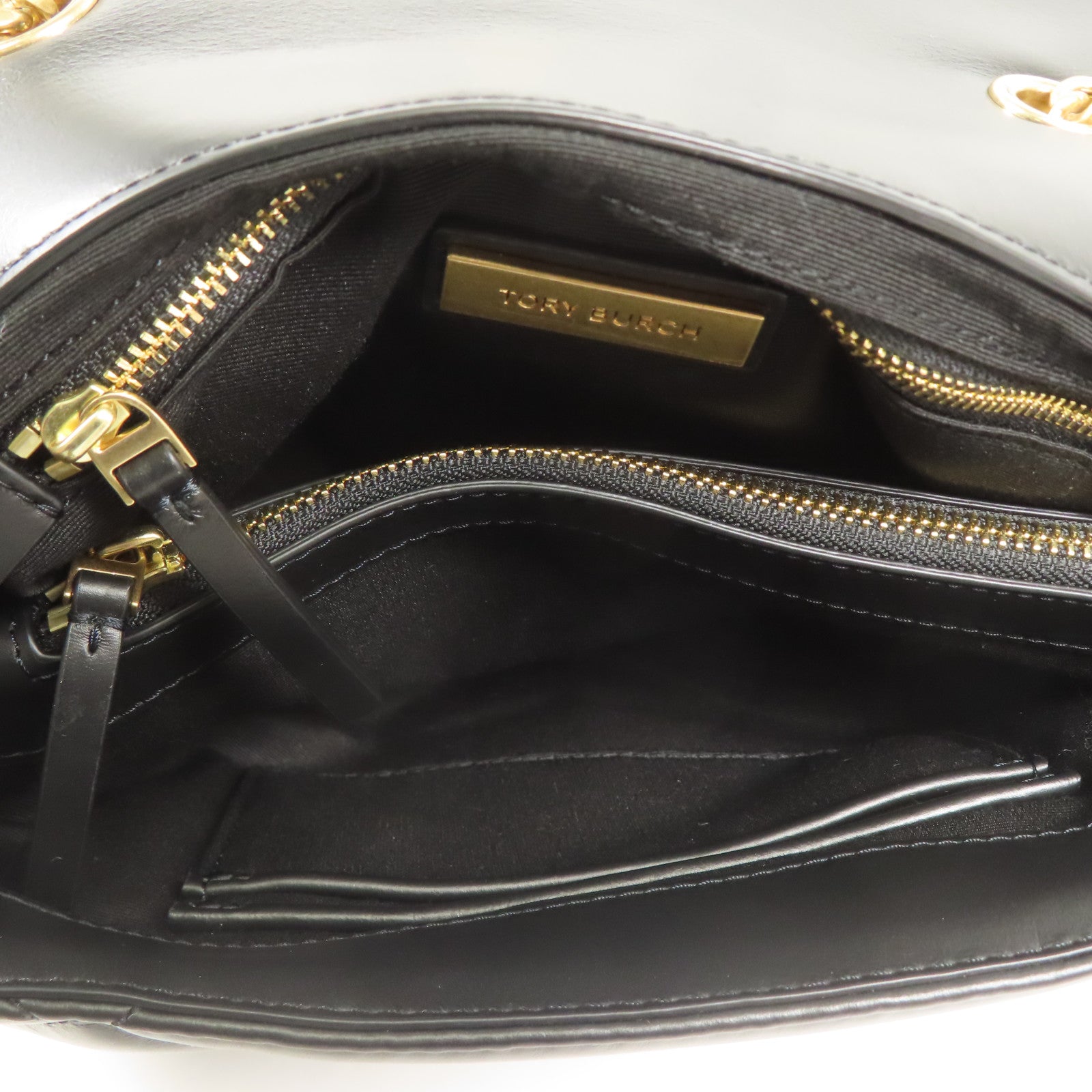 Tory Burch 羊皮皮革Shoulder Bag金扣鏈帶肩背袋