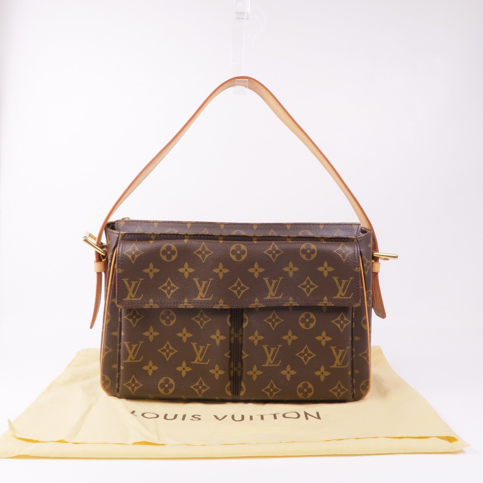 LOUIS VUITTON Monogram Viva Cite GM金扣肩背袋