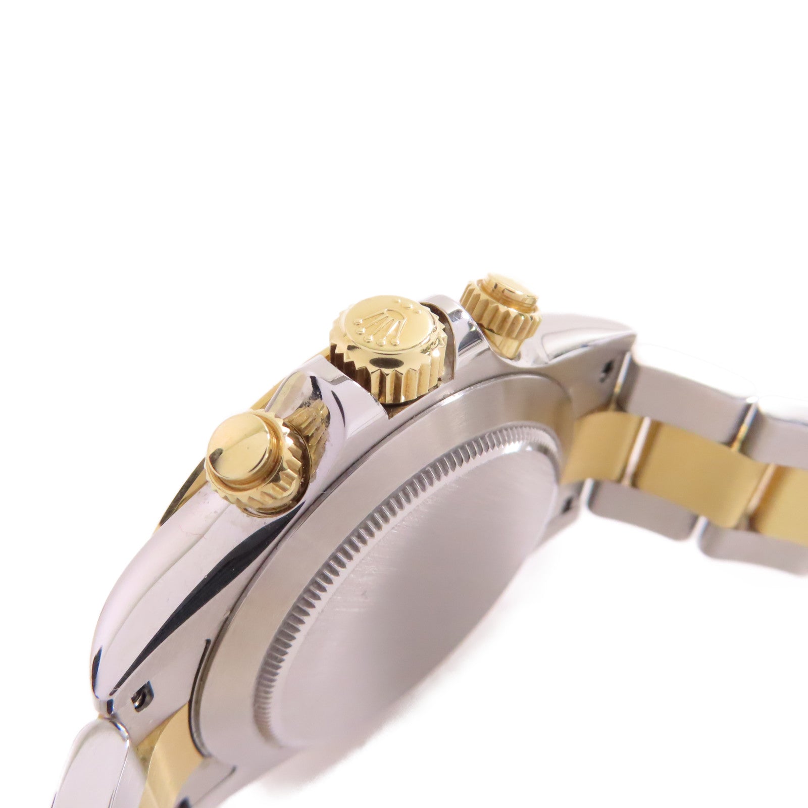 ROLEX Daytona Watch不鏽鋼/18K黃金自動機芯手錶金色