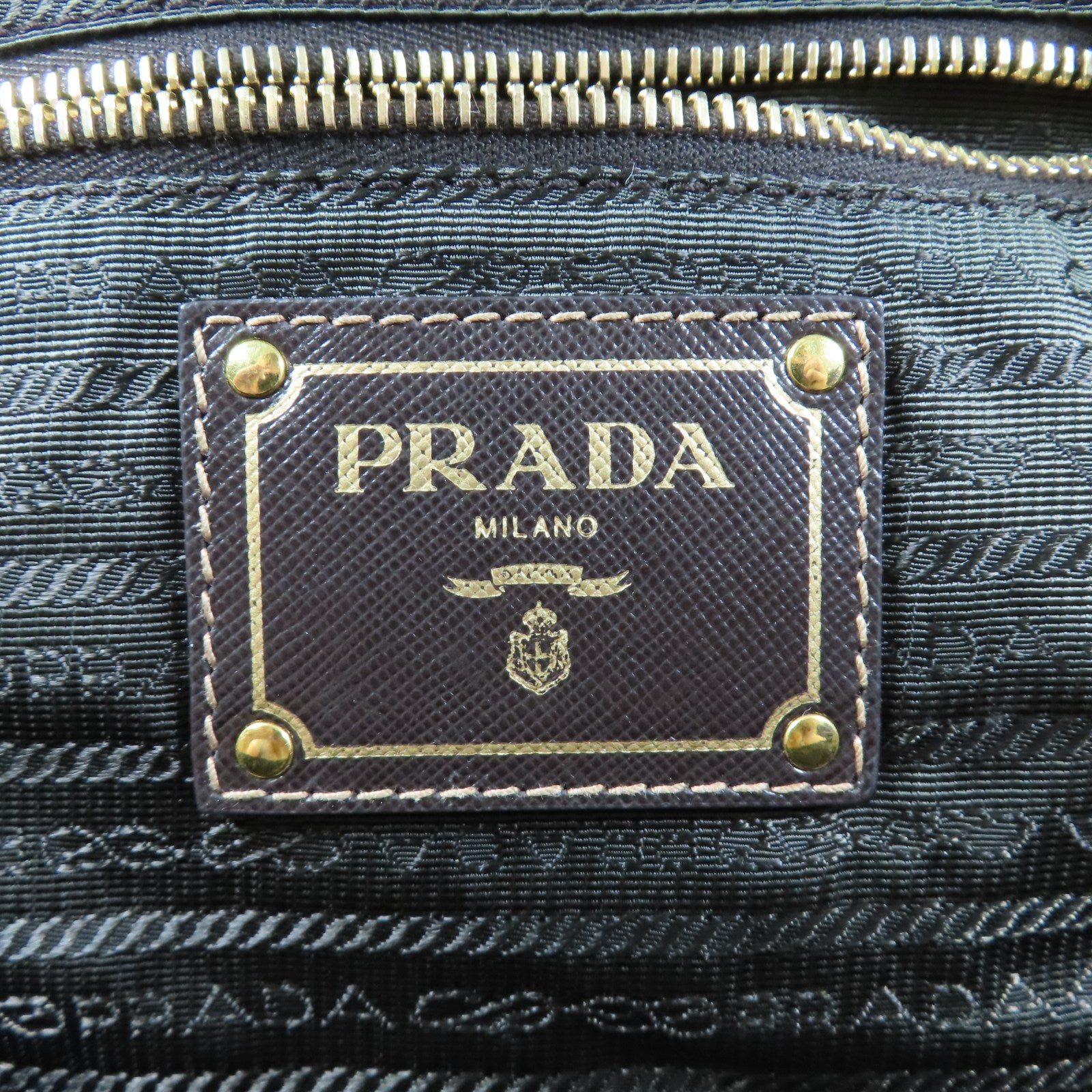 PRADA 尼龍Shoulder Bag金扣手挽肩背兩用袋綠色
