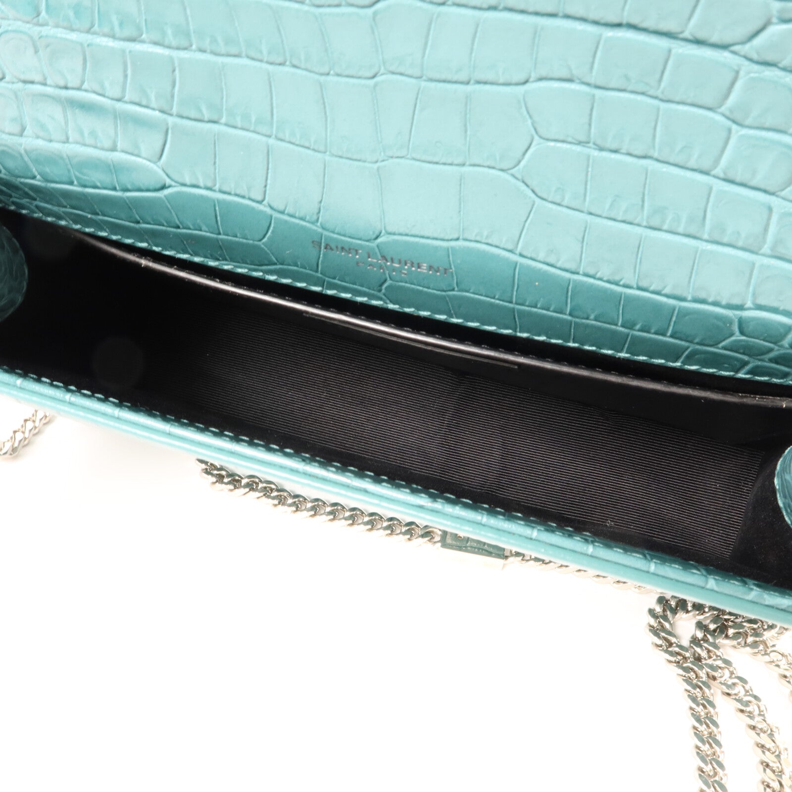 SAINT LAURENT 牛皮皮革Kate Tassel Medium鏈帶肩背袋